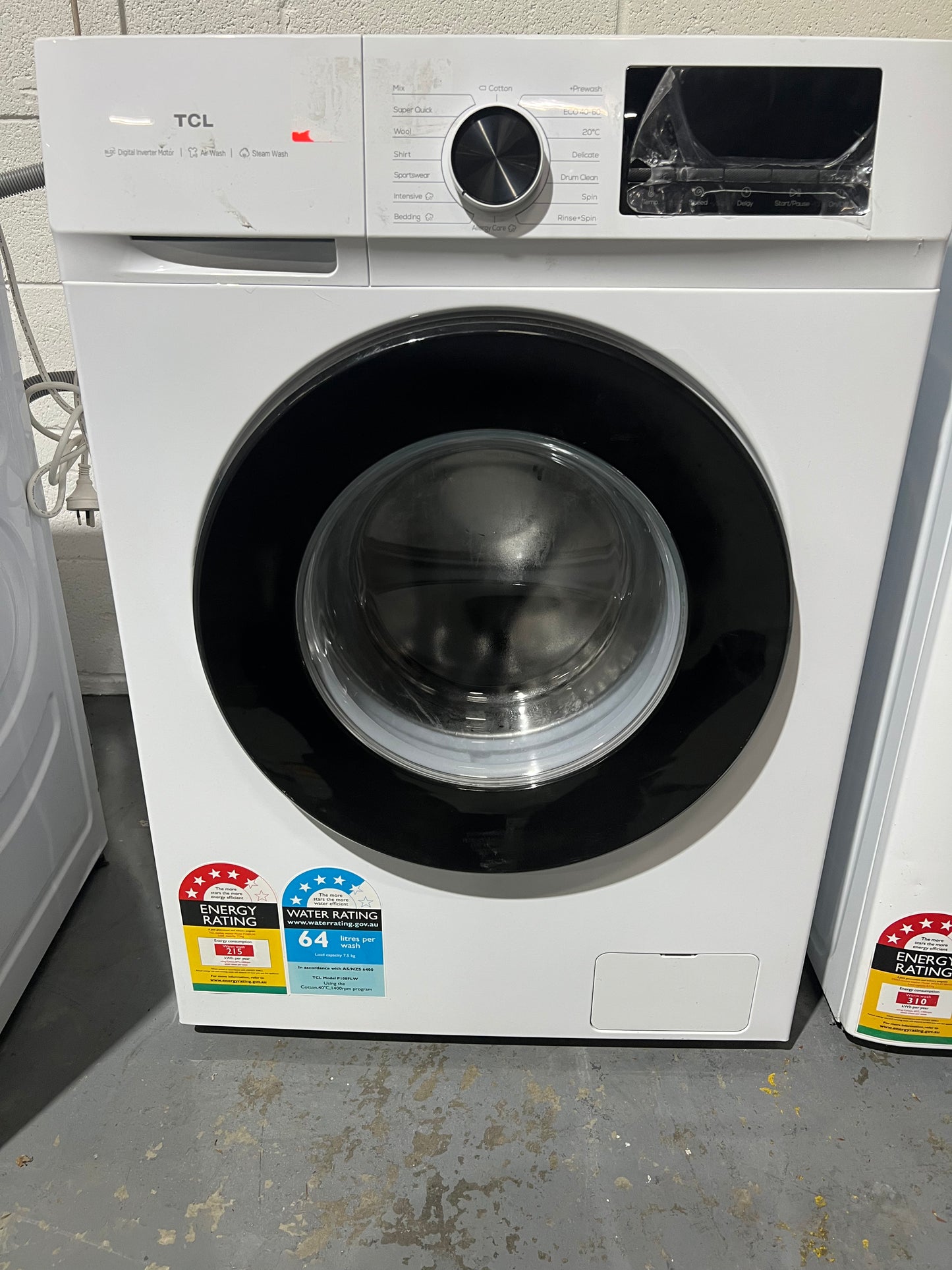 TCL 7.5 Kgs Washing Machine (P108FLW ) | ADELAIDE