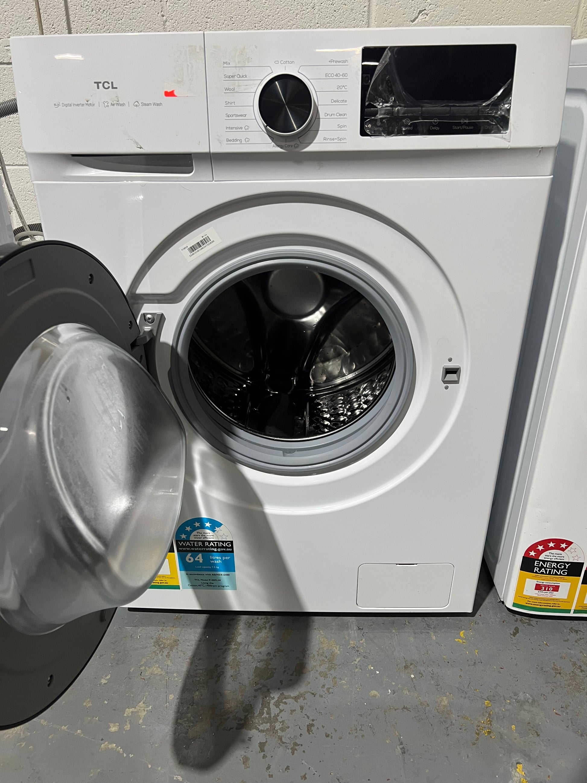 TCL 7.5 Kgs Washing Machine (P108FLW ) | ADELAIDE