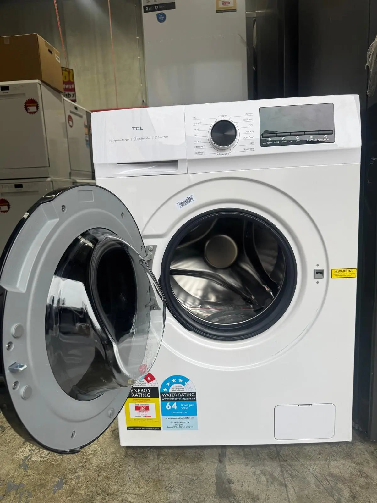TCL 7.5kg Front Load Washing Machine – Factory Second | RESERVOIR