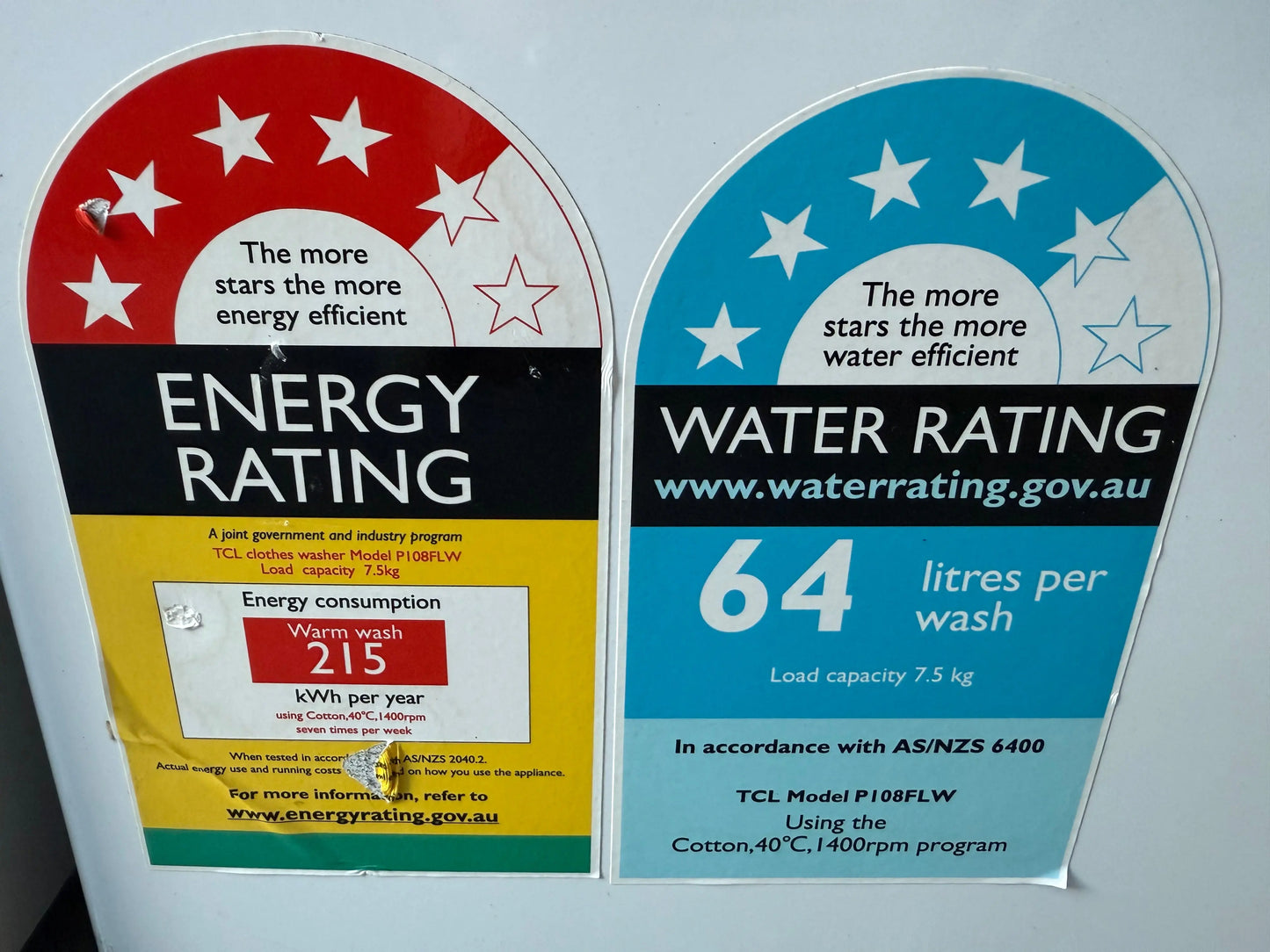 TCL 7.5kg Front Load Washing Machine – Refurbished | White P108FLW | MELBOURNE