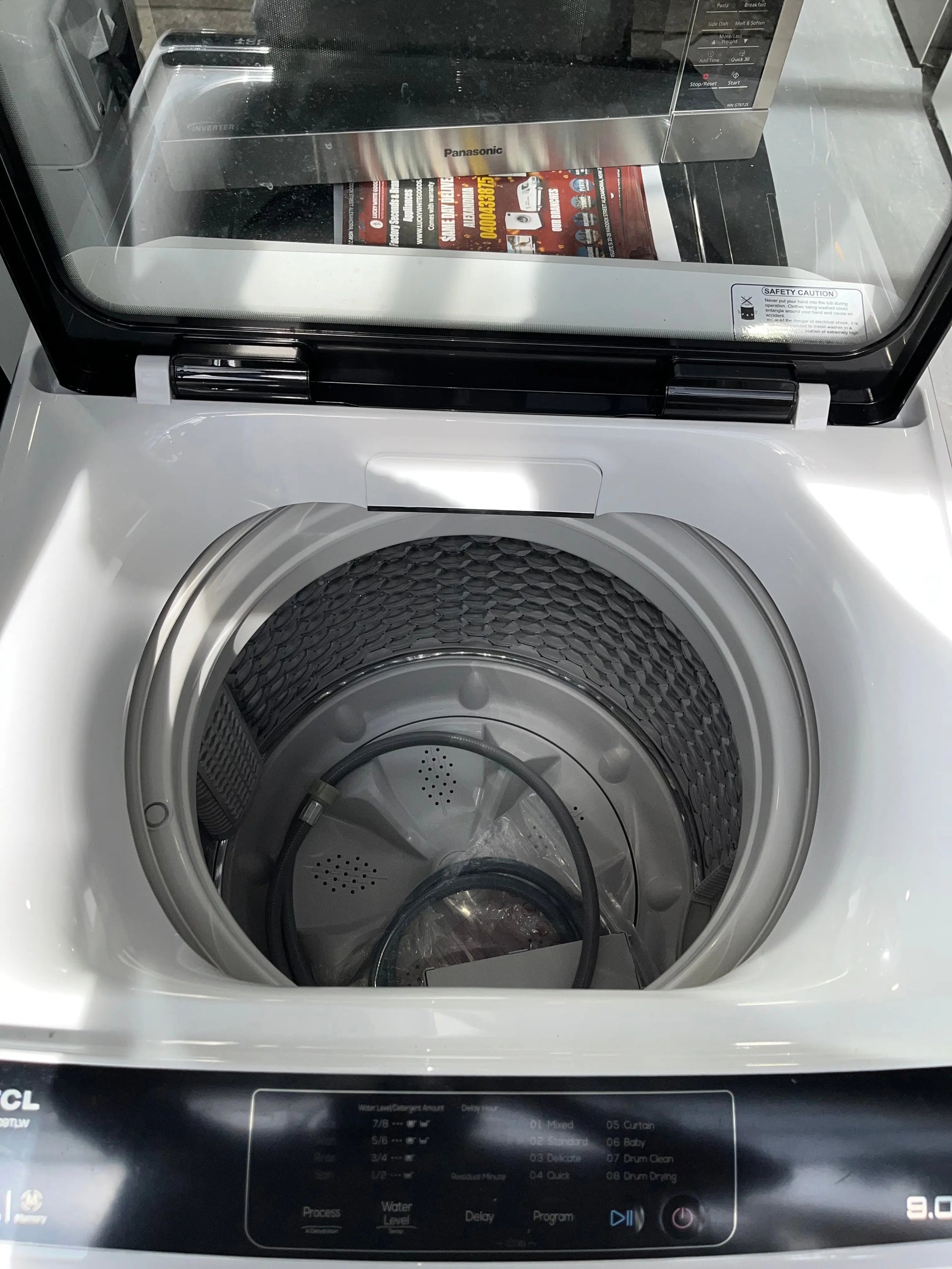 TCL 9 kgs top loader Factory second washing machine | ALEXANDRIA