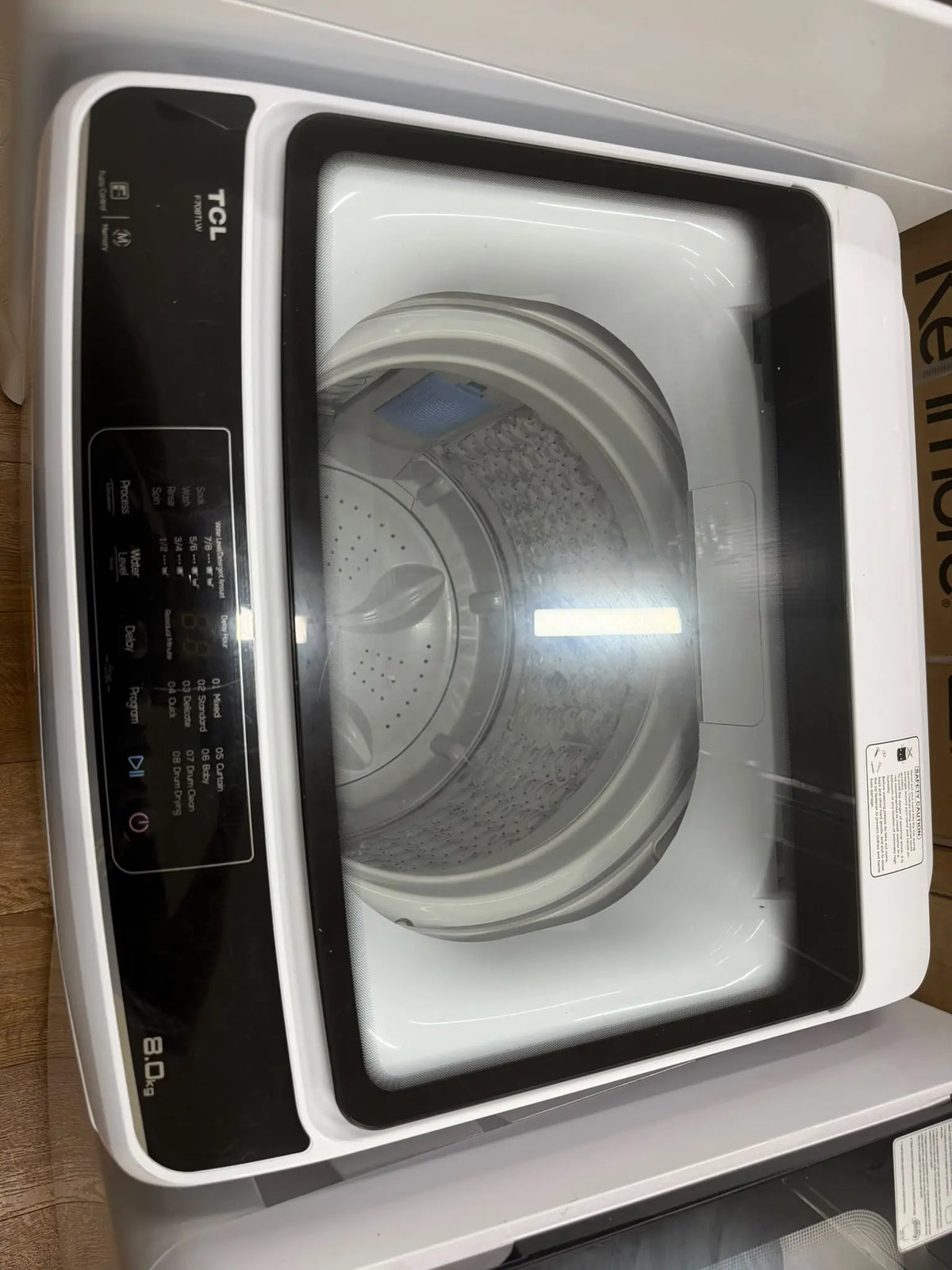 TCL F708TLW 8kg Top Load Washing Machine – Factory Second | RESERVOIR