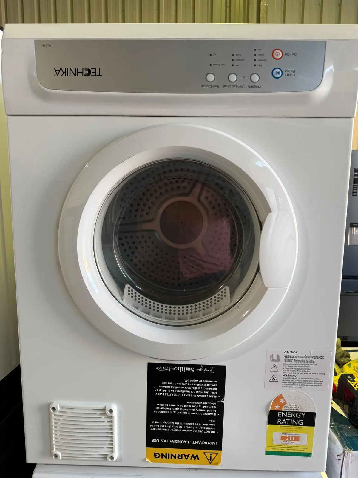 Technika TVD7U 7kg Vented Clothes Dryer – Refurbished | BRISBANE