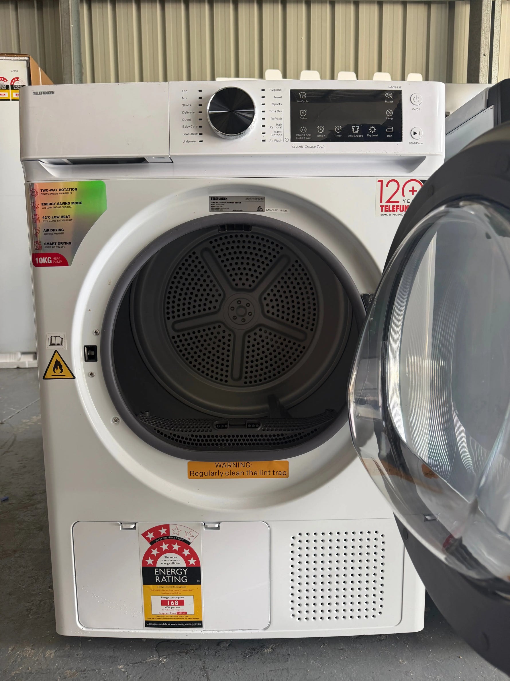 Telefunken 10 kg Heat Pump Dryer (Model: TF1000AU10HP) Refurbished