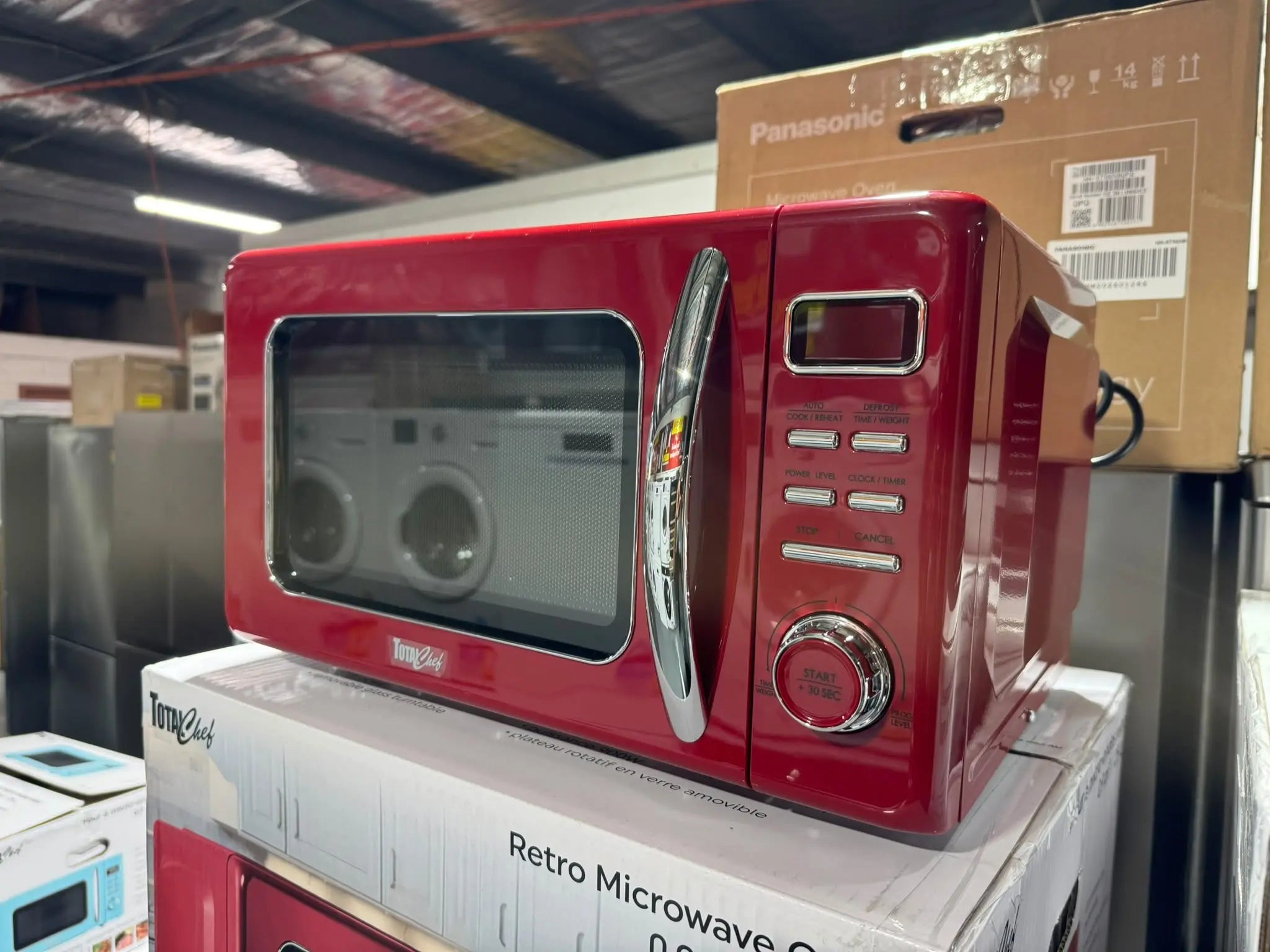 Total Chef 25L Retro Microwave Oven – Brand New | SYDNEY