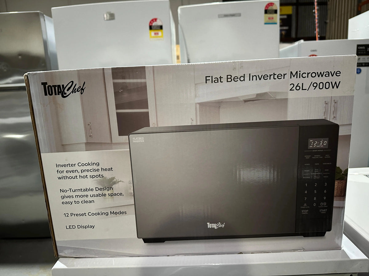 Total Chef 26L Flatbed Inverter Microwave - Brand New | ADELAIDE