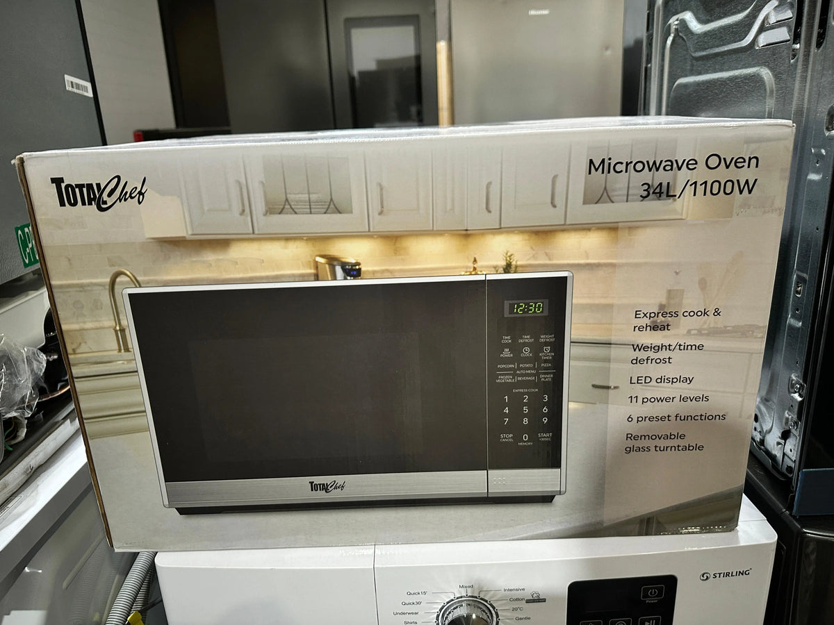 Total Chef 34L Countertop Microwave Oven - Brand New | ADELAIDE