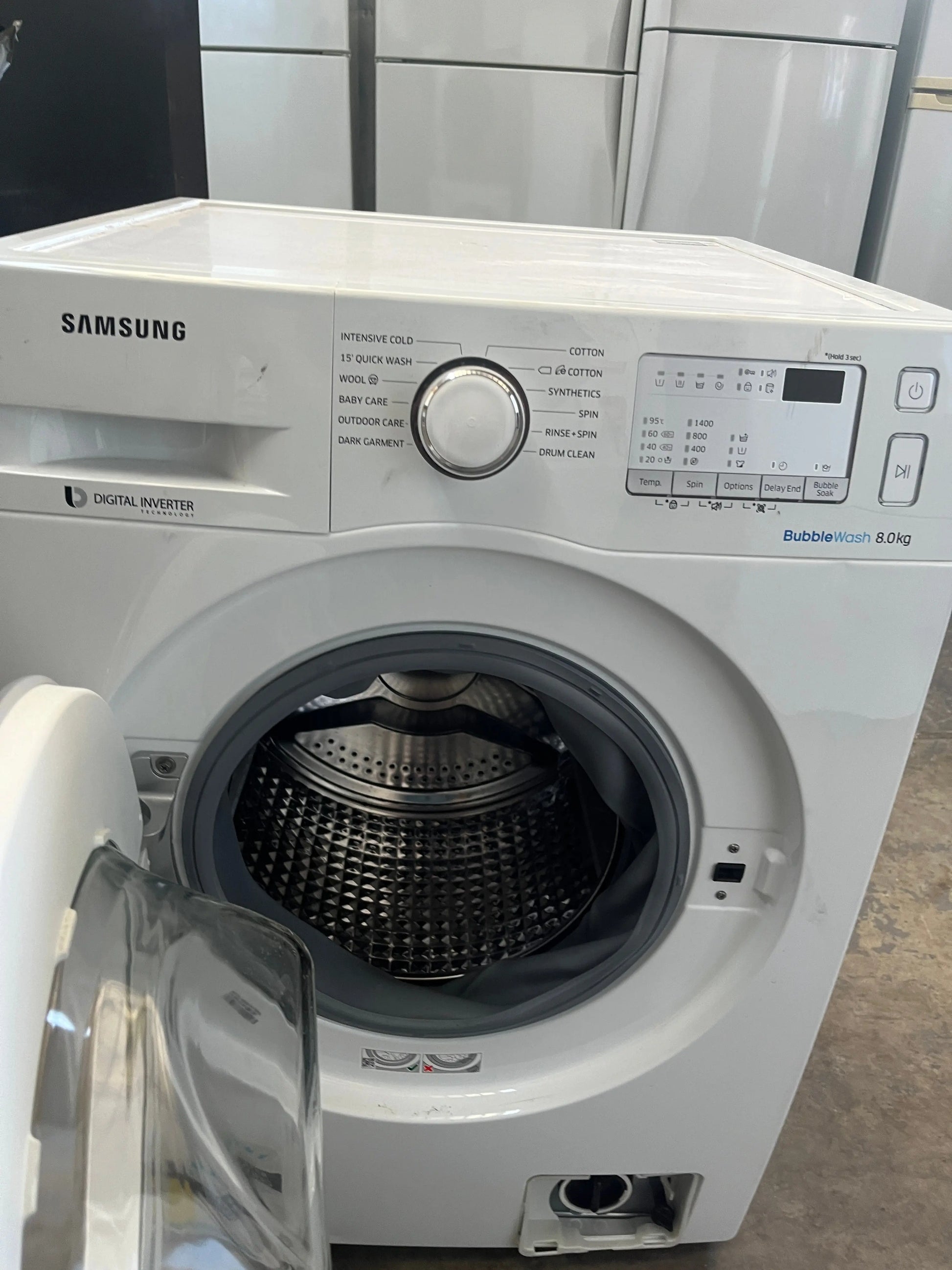 Refurbished Samsung washer Model WW80-413/W Load capacity 8 kg | ADELAIDE