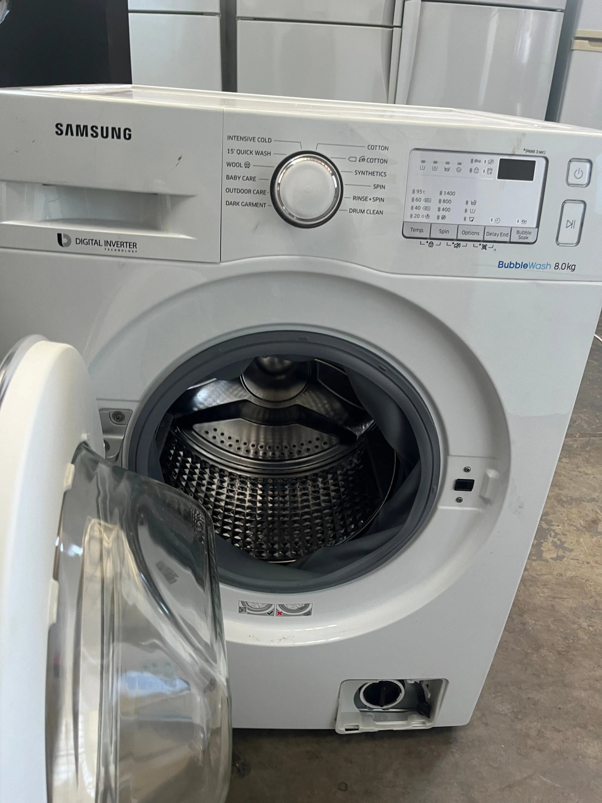 Refurbished Samsung washer Model WW80-413/W Load capacity 8 kg | ADELAIDE