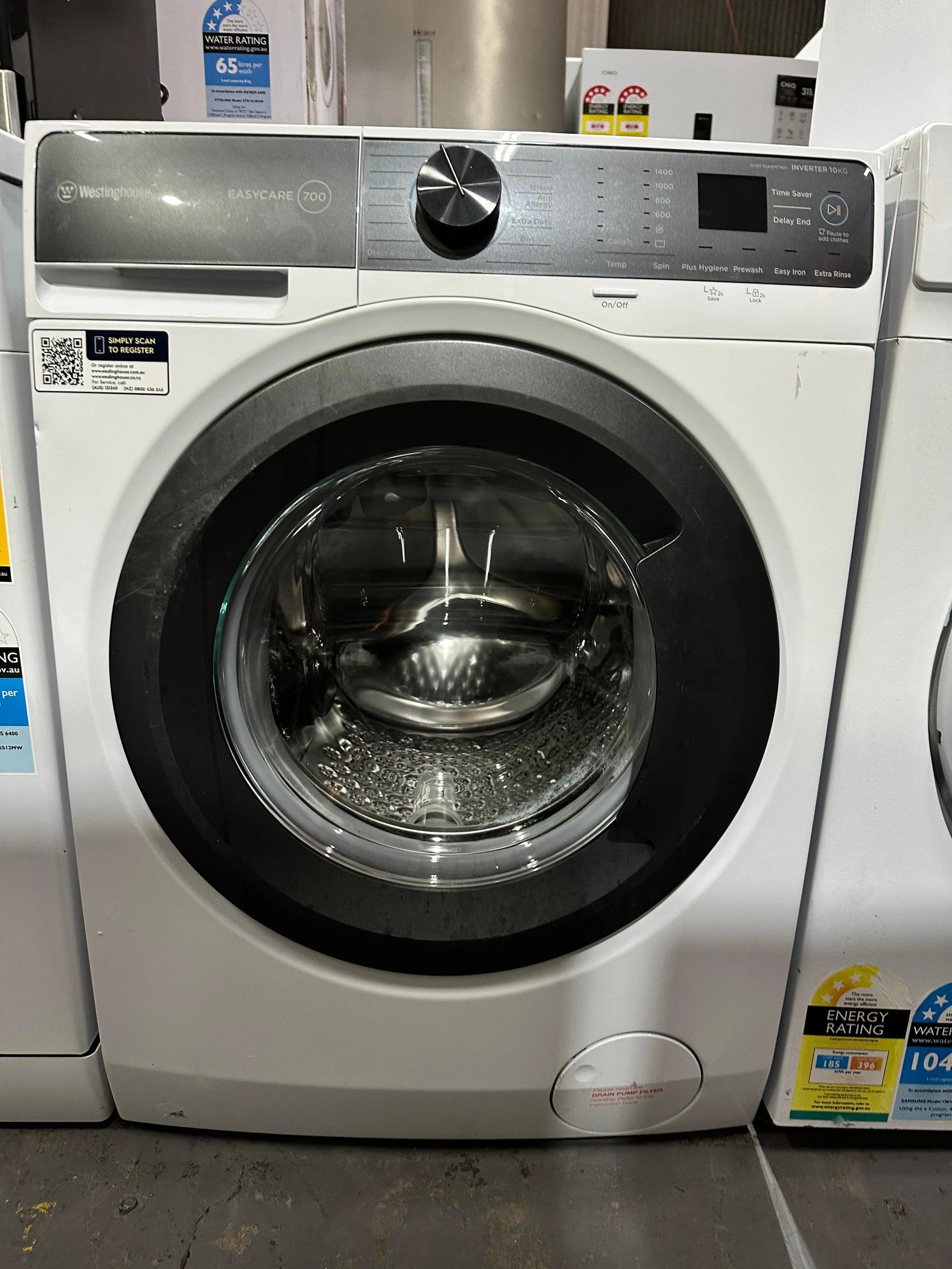 Westinghouse 10kg EasyCare Front Load Washing Machine – Refurbished | ADELAIDE