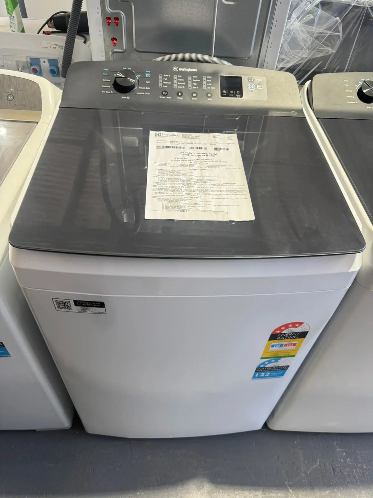 Westinghouse 10kg EasyCare Top Load Washer – Factory Second | PERTH