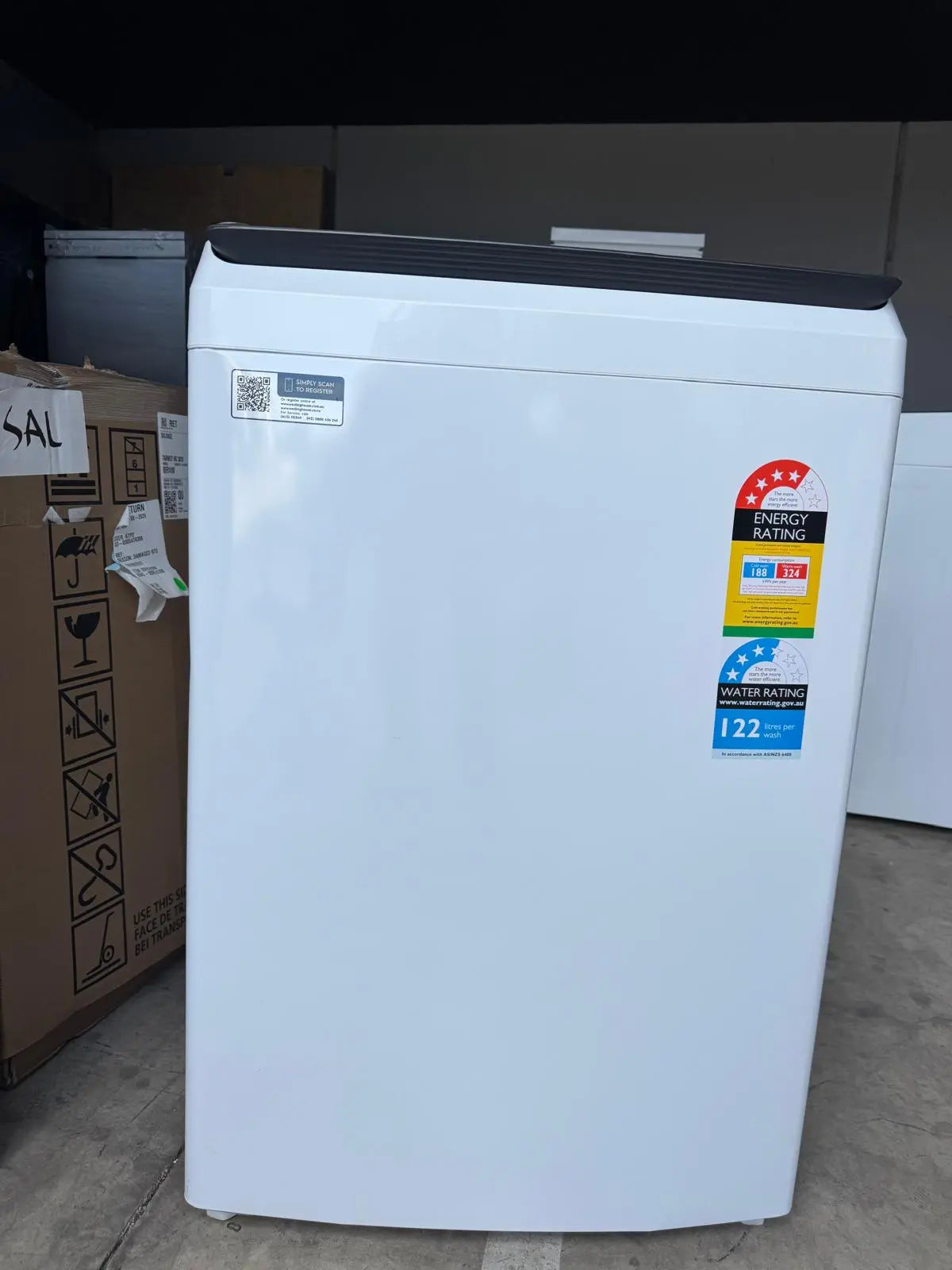 Westinghouse 10kg EasyCare Top Load Washing Machine – Factory Second | MELBOURNE