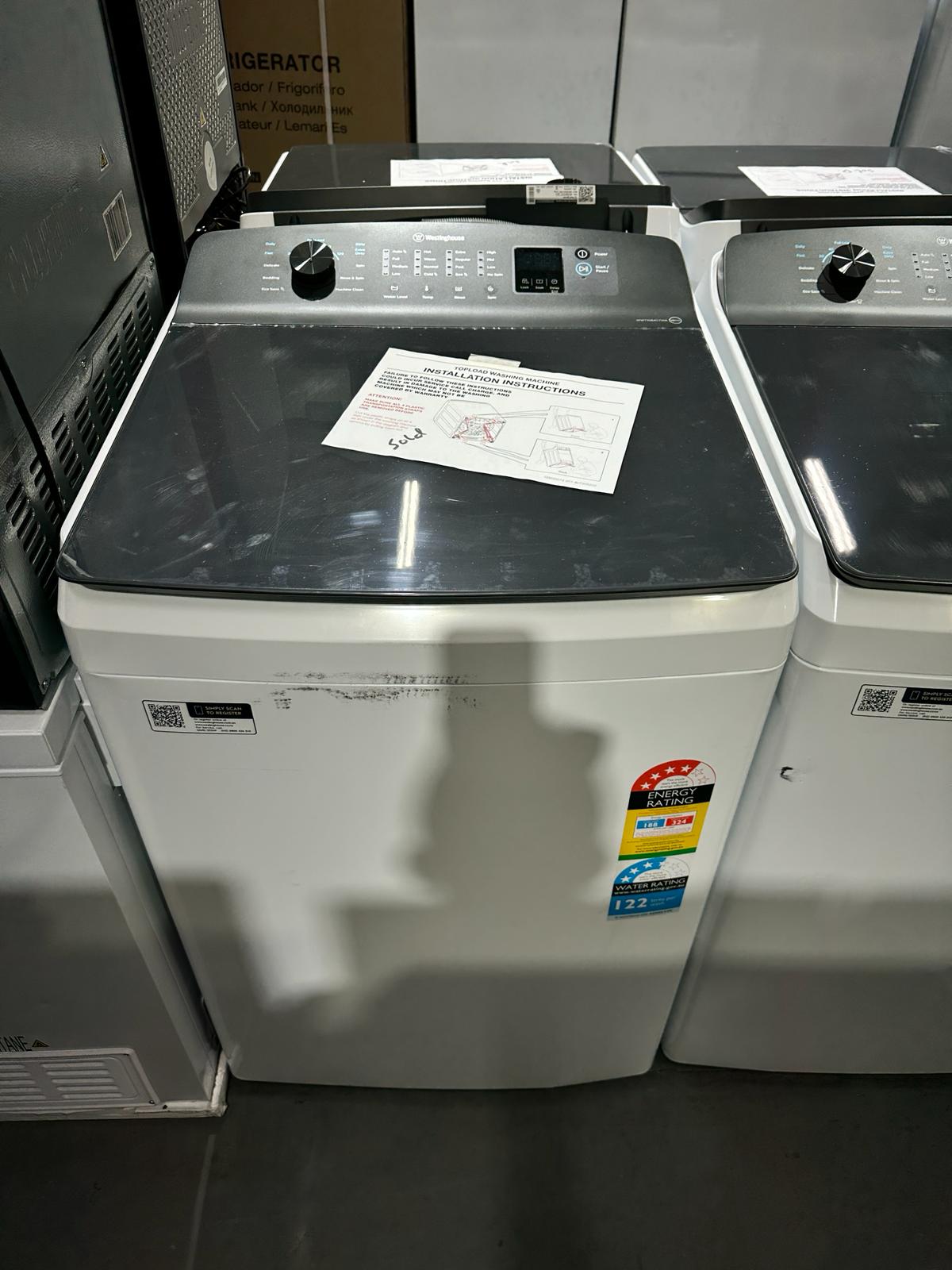 Westinghouse 10kg Top Load Washing Machine – Factory Seconds | ADELAIDE
