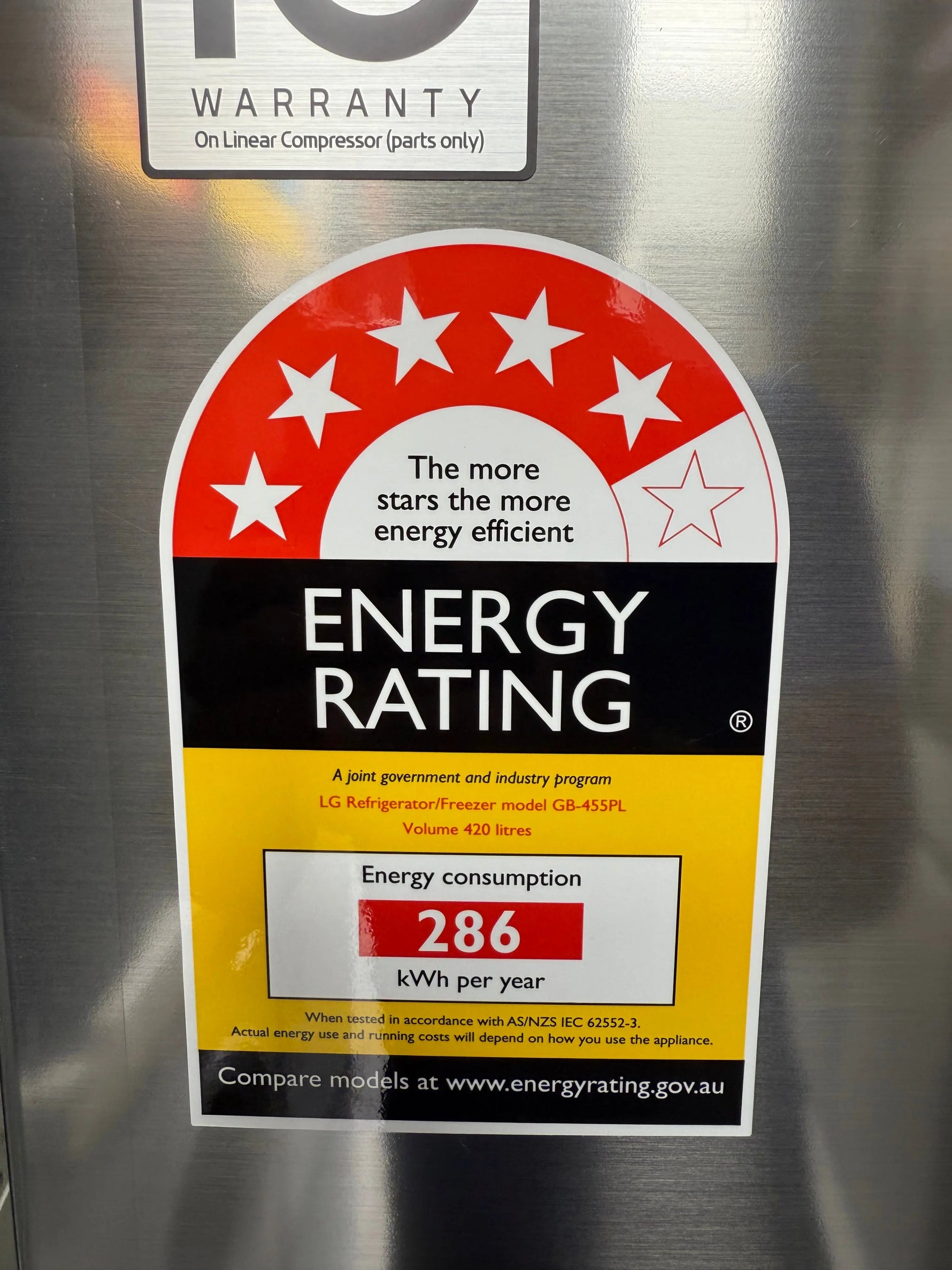 Westinghouse 420L Bottom Mount Fridge – Near to New | GB-455PL | MELBOURNE