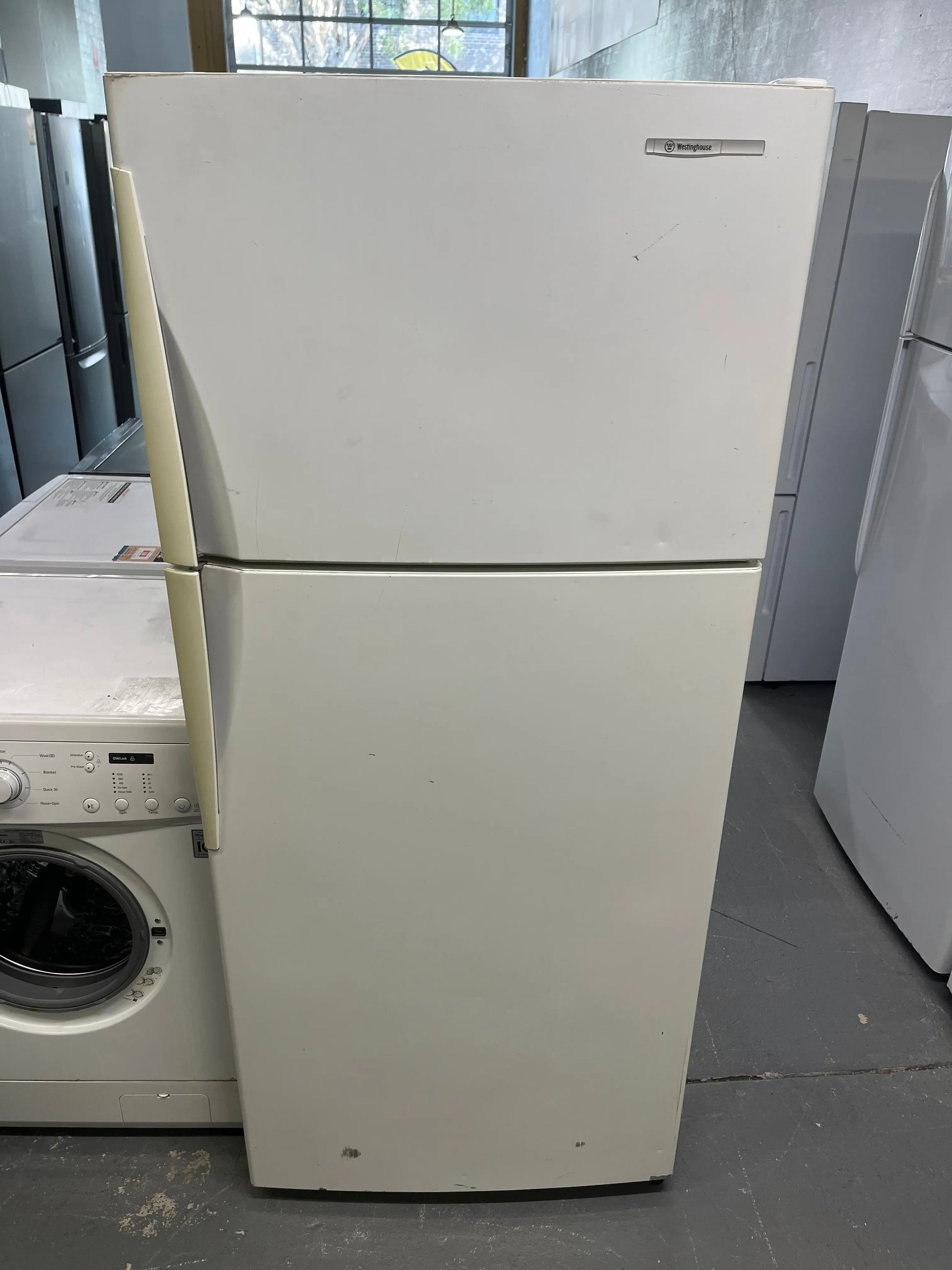 Westinghouse 420L fridge freezer and LG 7 kgs washing machine | ALEXANDRIA