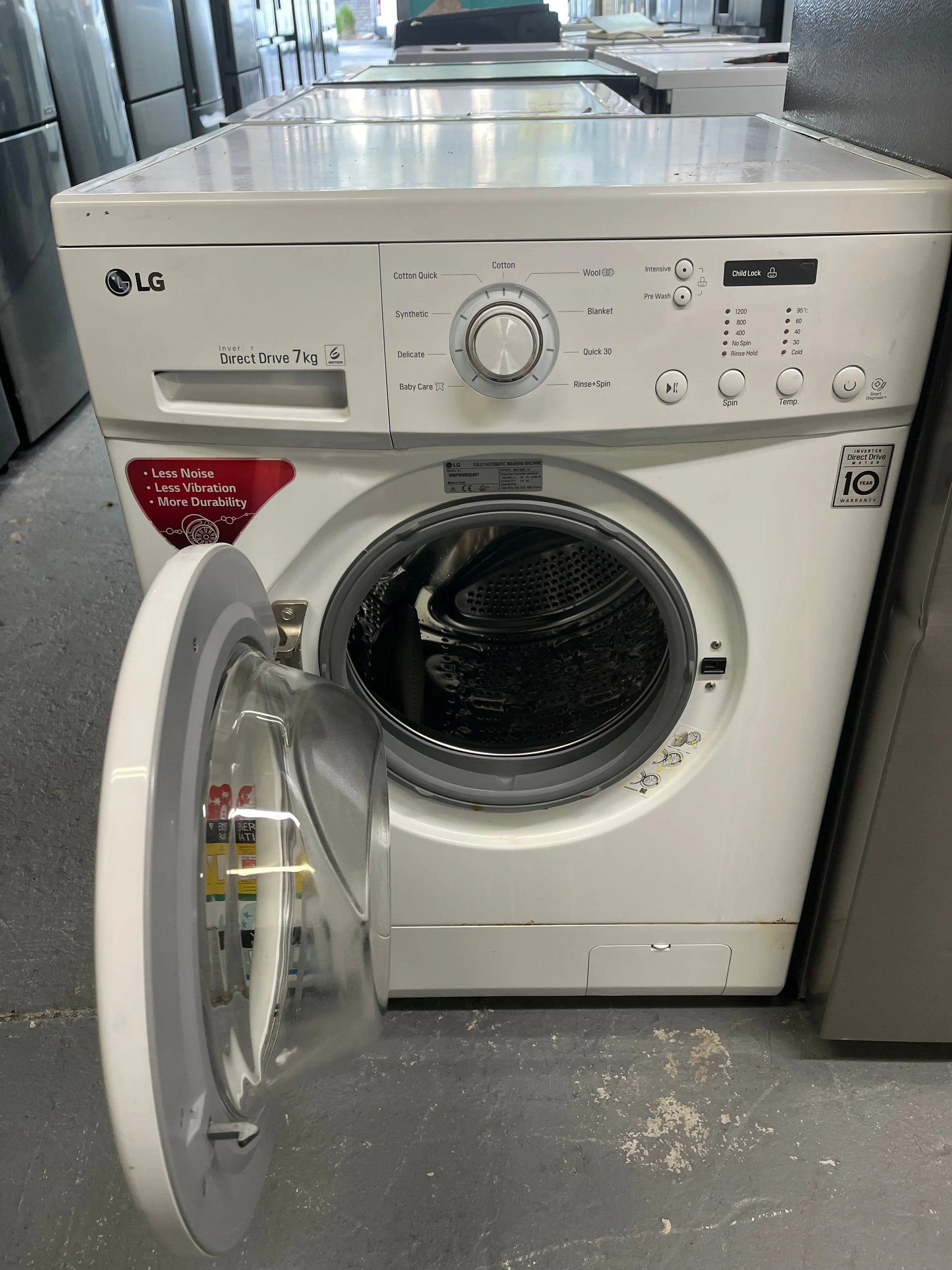 Westinghouse 420L fridge freezer and LG 7 kgs washing machine | ALEXANDRIA