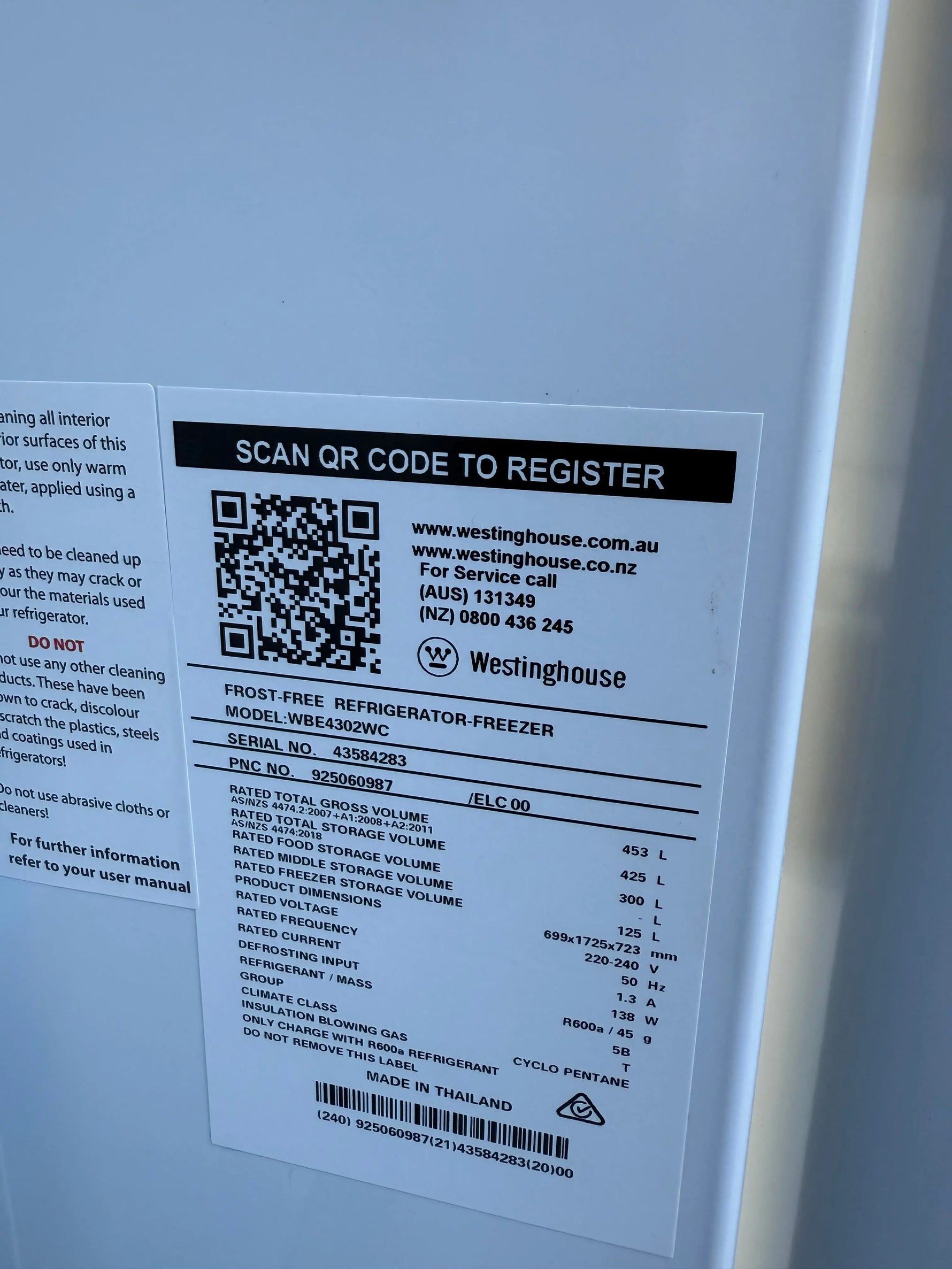 Westinghouse 425L Bottom Mount Fridge – Factory Seconds and Fisher & Paykel 9kg Top Load Washing Machine | MELBOURNE