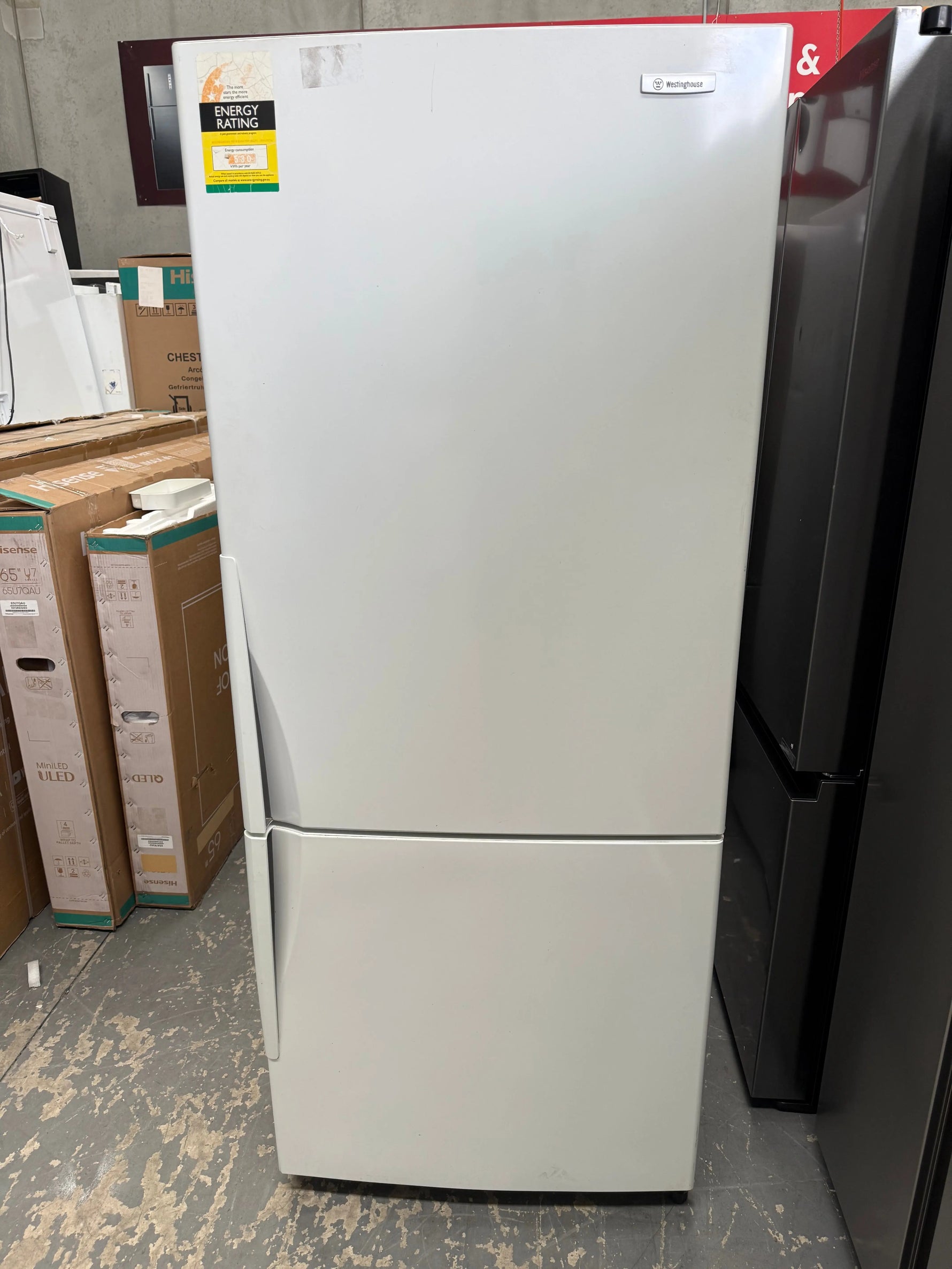 Westinghouse 430L Bottom Mount Fridge – Refurbished | WBM4300WB | MELBOURNE