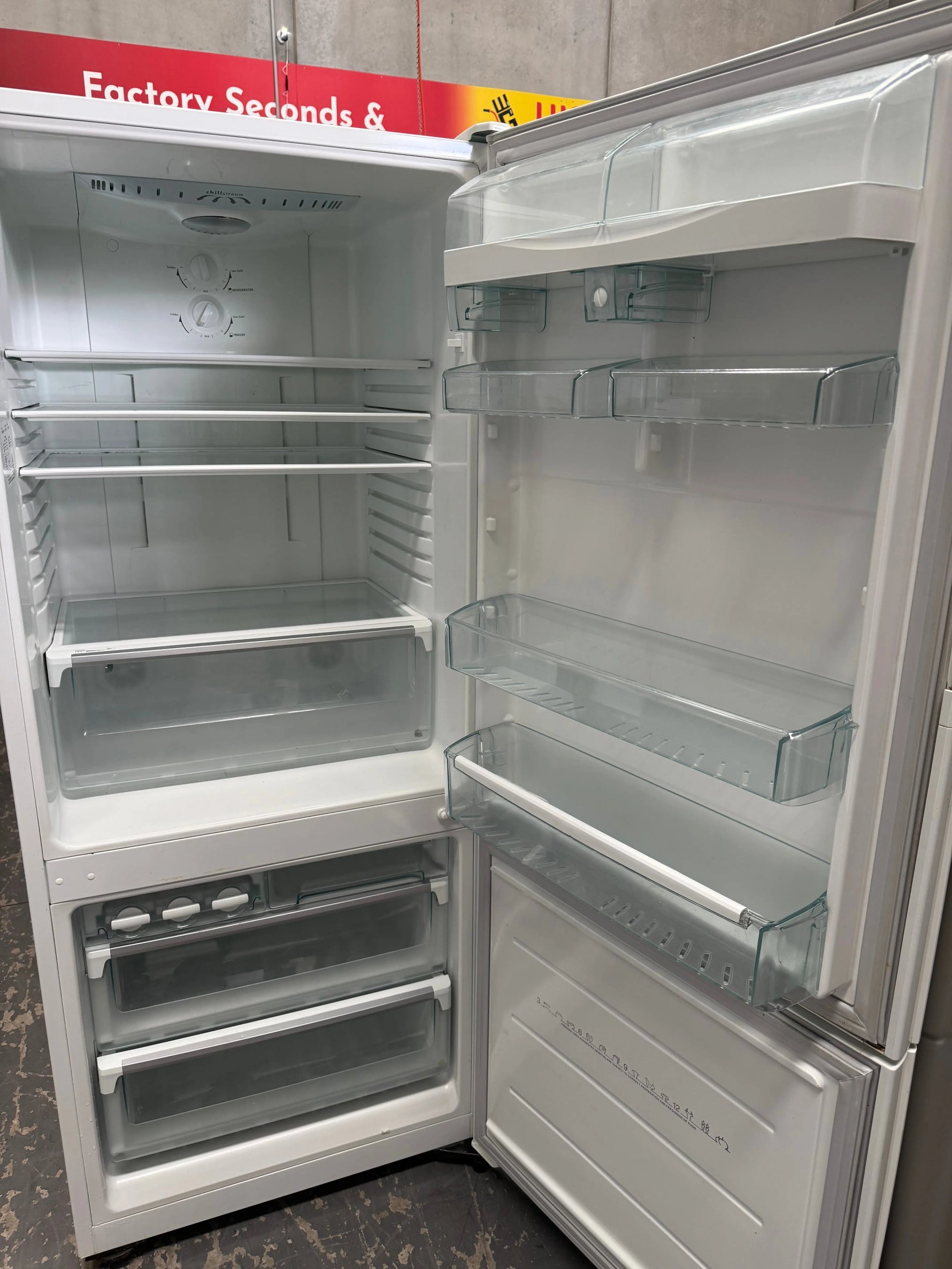 Westinghouse 430L Bottom Mount Fridge – Refurbished | WBM4300WB | MELBOURNE