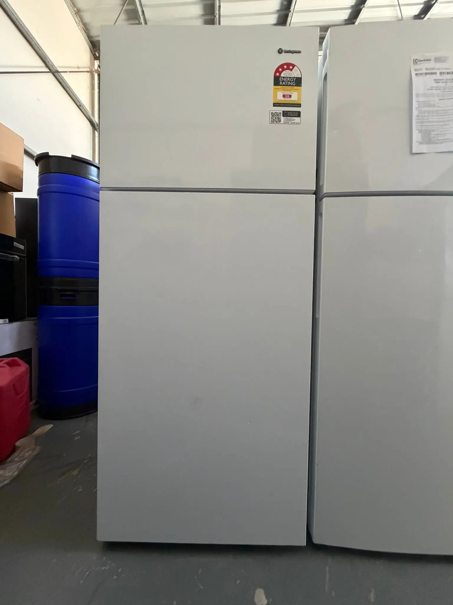 Westinghouse 431L Top Mount Fridge Freezer WTM4302WD– Factory Seconds | BRISBANE