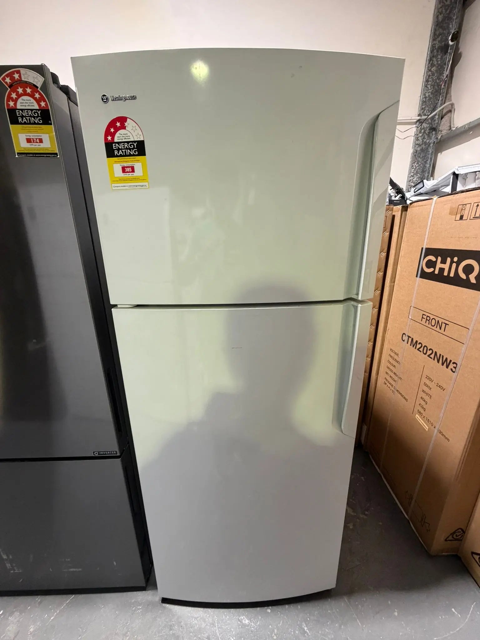 Westinghouse 453L Top Mount Fridge White – WTB4600WA – Refurbished | BRISBANE