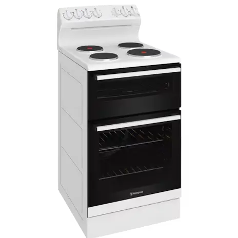 Westinghouse 54cm Freestanding Electric Oven & Solid Cooktop – Factory Second | ADELAIDE