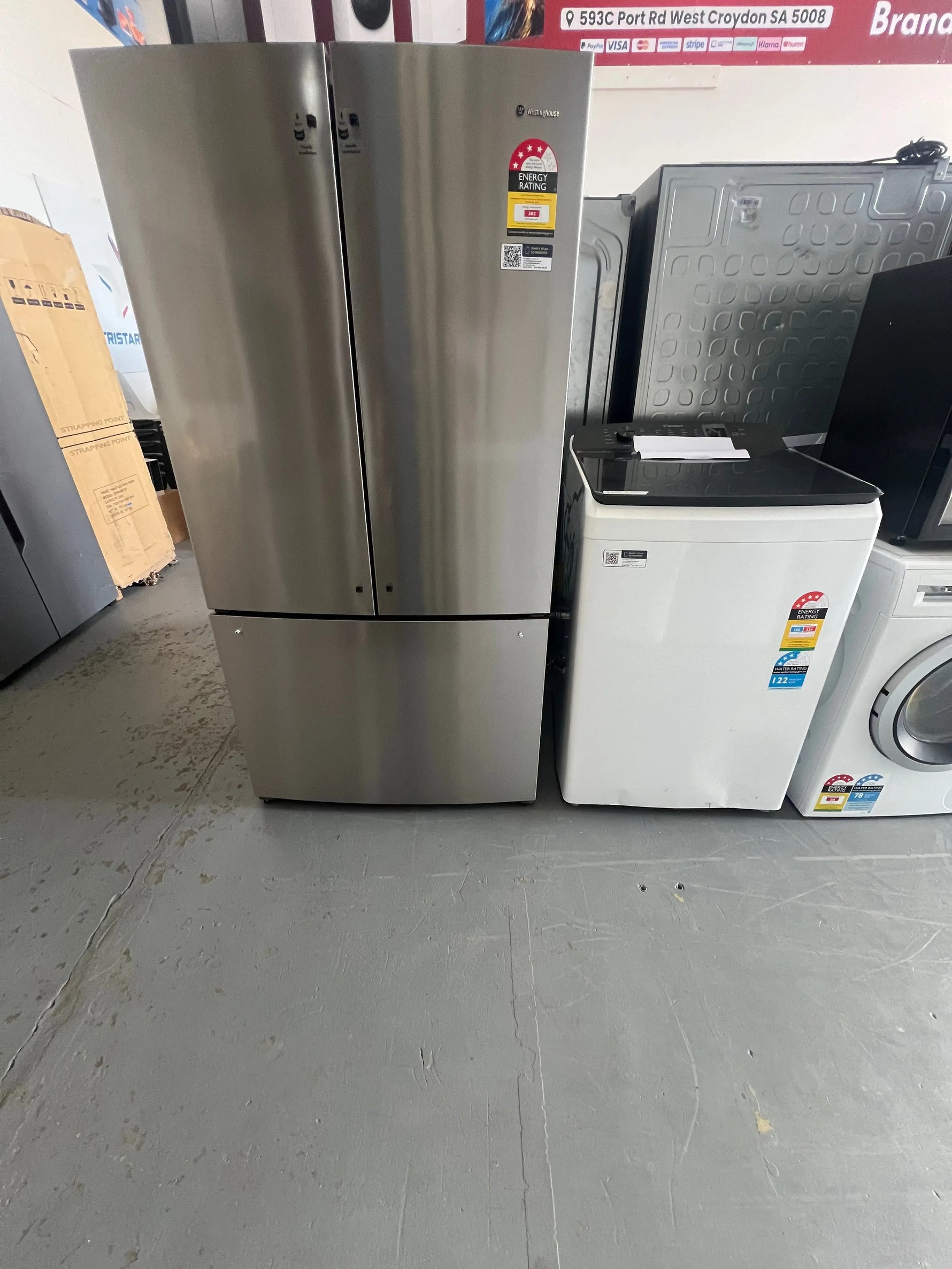 Westinghouse 605 Litres Fridge Freezer and 10 Kgs Washing Machine | ADELAIDE