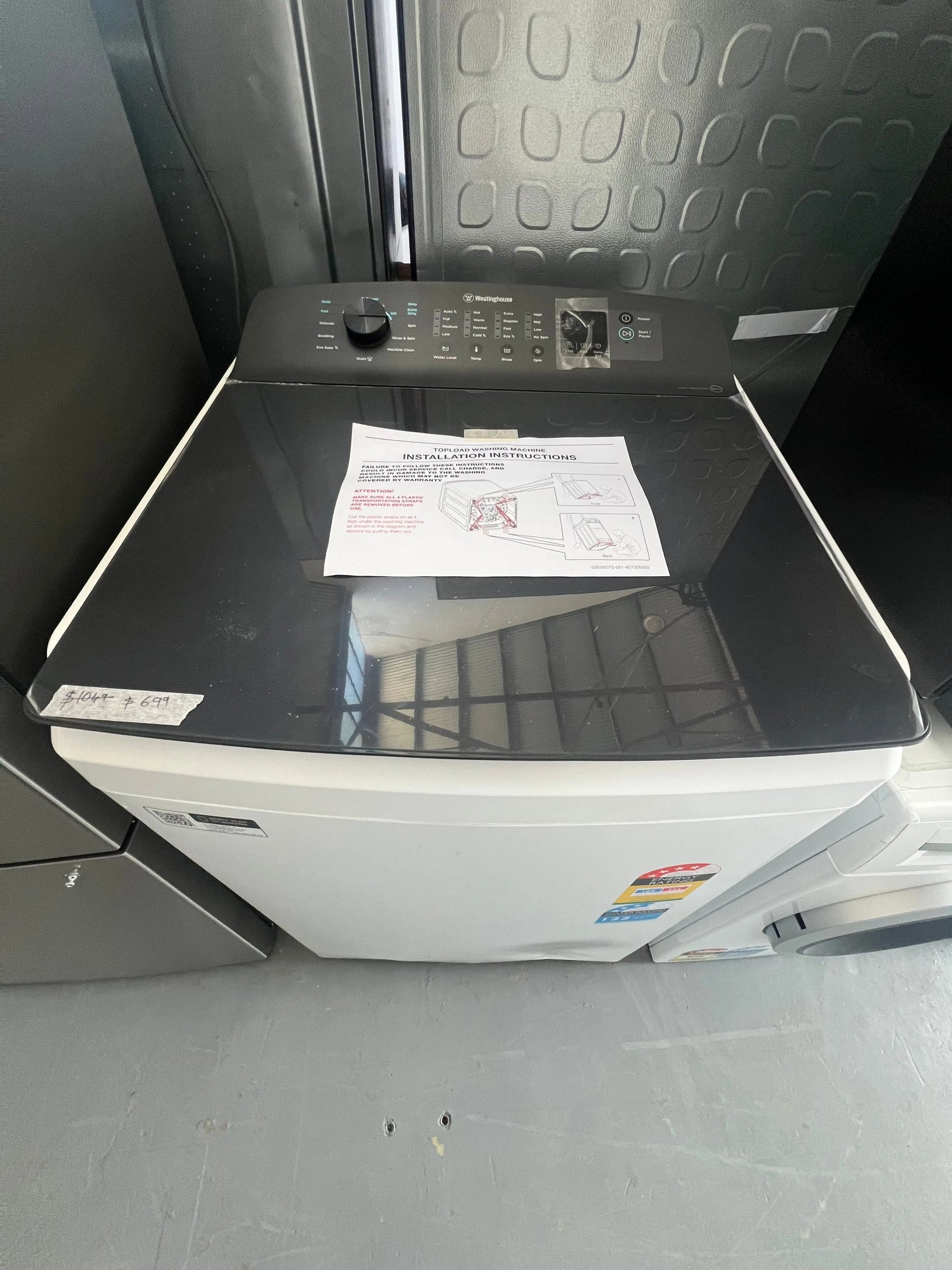 Westinghouse 605 Litres Fridge Freezer and 10 Kgs Washing Machine | ADELAIDE