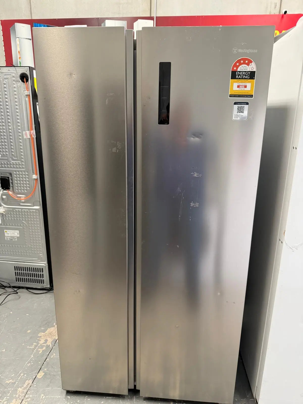Westinghouse 624L Side by Side Fridge Freezer WSE6630SA – Refurbished