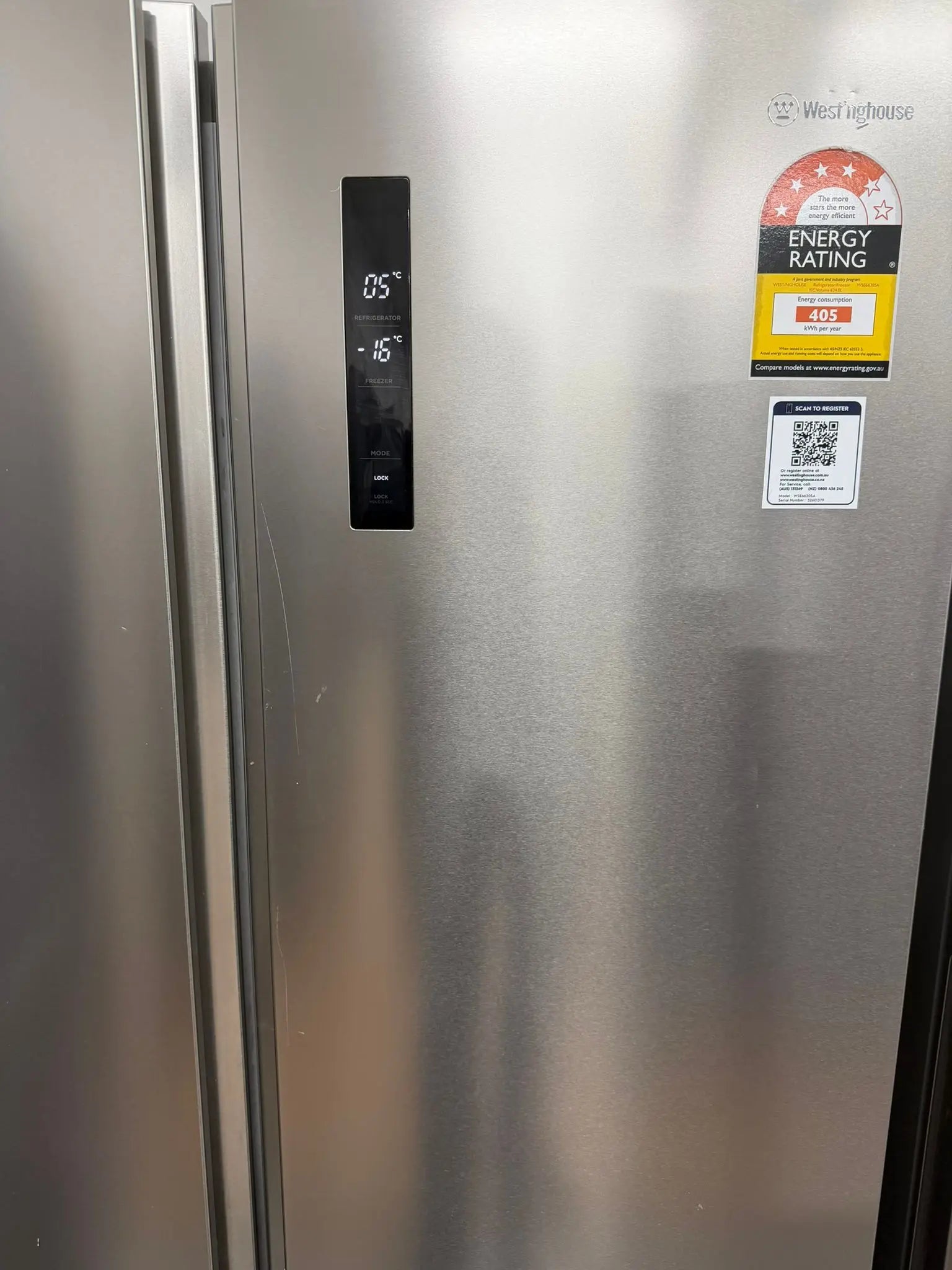 Westinghouse 624L Side by Side Fridge Freezer (Silver) – Refurbished | WSE6630SA | RESERVOIR