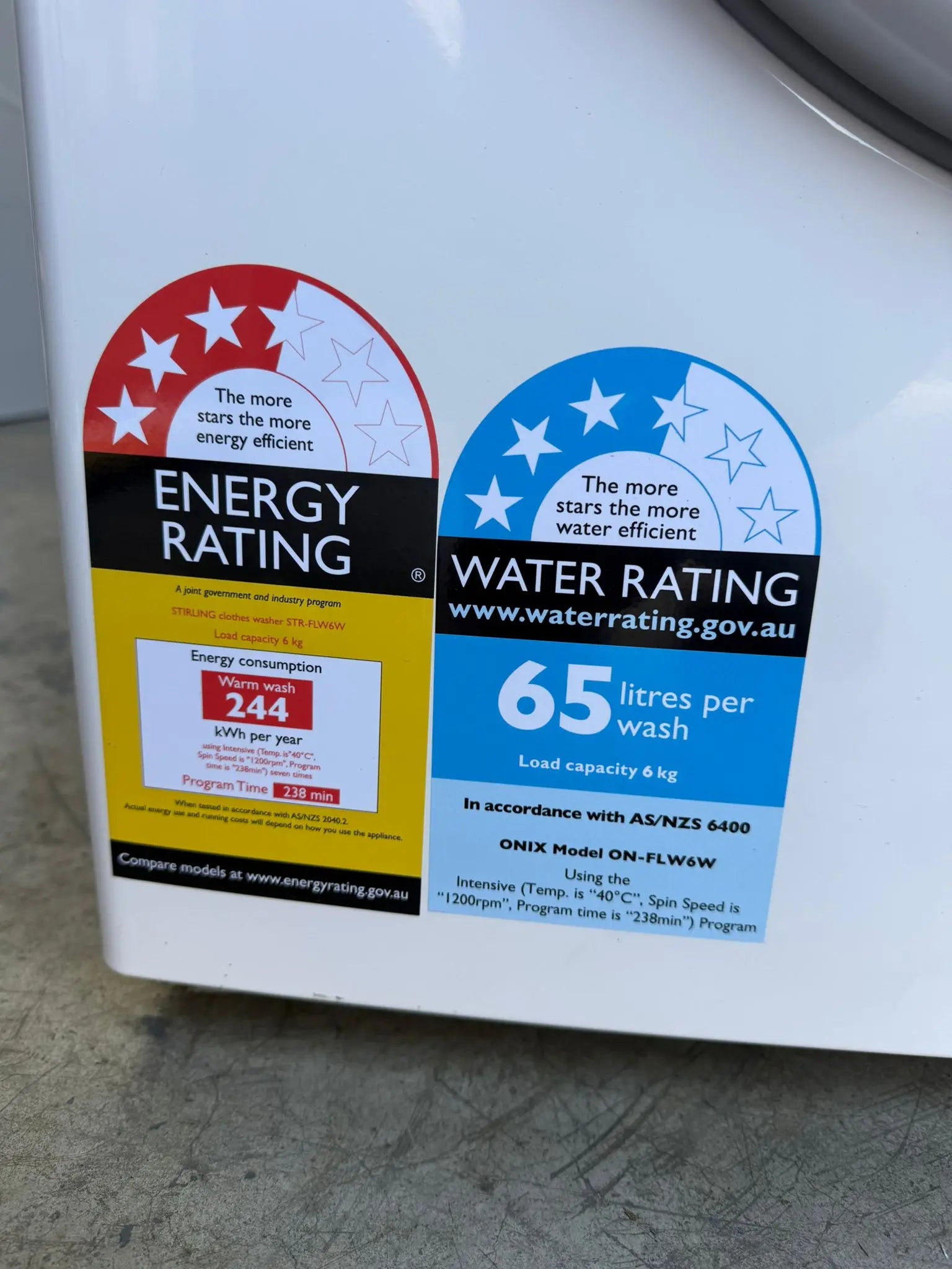 Westinghouse 624L Side-by-Side Fridge + Stirling 6kg Washing Machine Combo – Refurbished | MELBOURNE