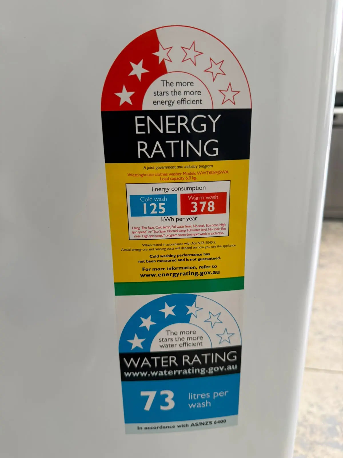 Westinghouse 6kg EasyCare Top Load Washing Machine – Factory Second | MELBOURNE