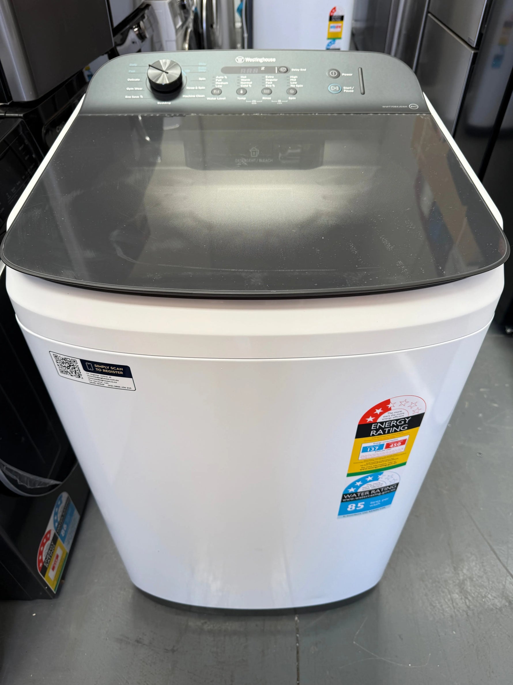 Westinghouse 7kg Top Load Washing Machine – Factory Seconds | WWT7084J5WA | ADELAIDE