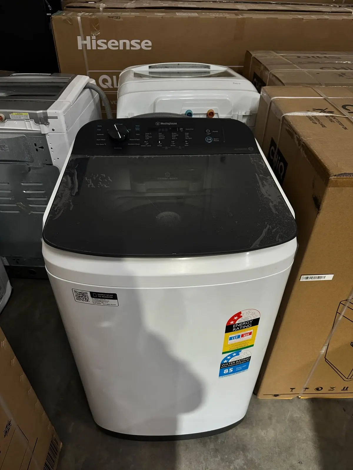 Westinghouse 7kg Top Load Washing Machine – Near New