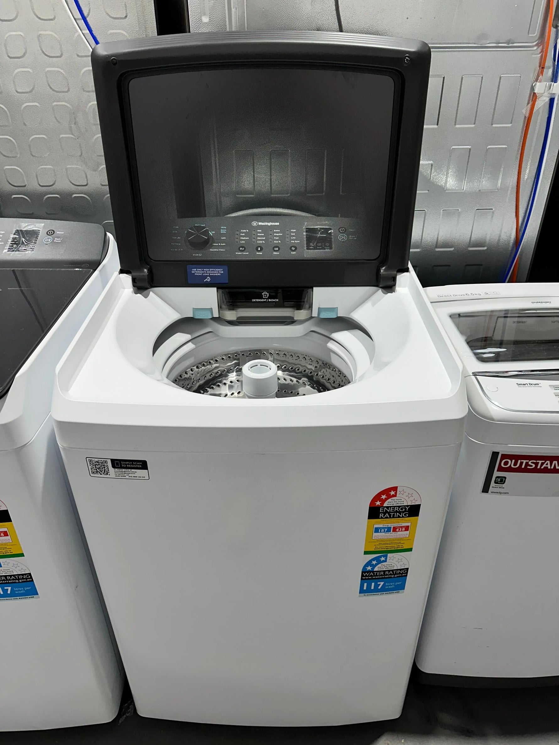 Westinghouse 8kg EasyCare Top Load Washing Machine – Factory Second | ADELAIDE