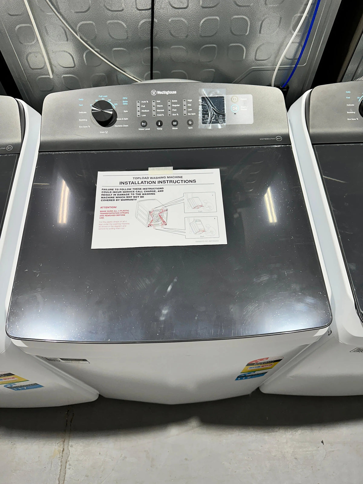 Westinghouse 8kg EasyCare Top Load Washing Machine – Factory Second | ADELAIDE
