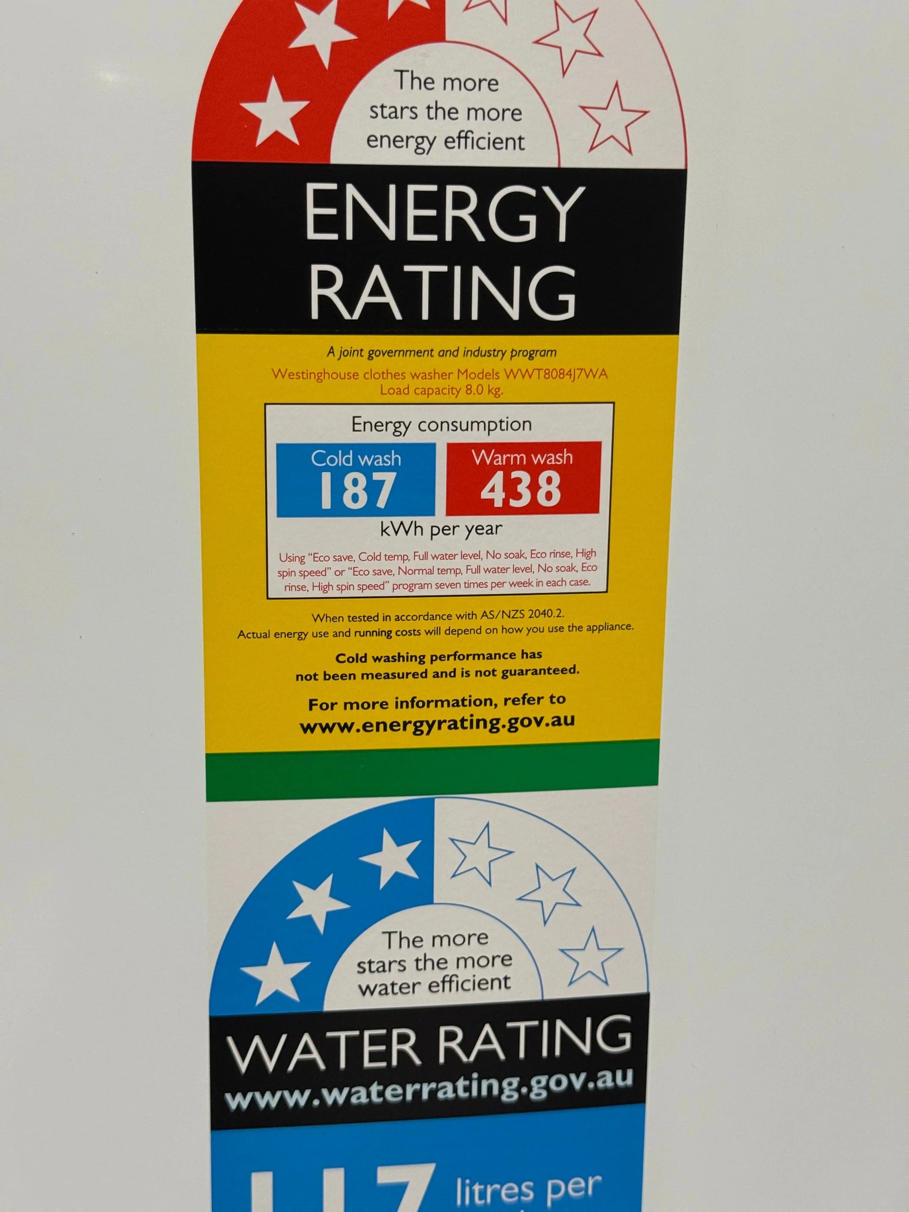 Westinghouse 8kg Top Load Washing Machine – Factory Seconds | WWT8084J7WA | MELBOURNE