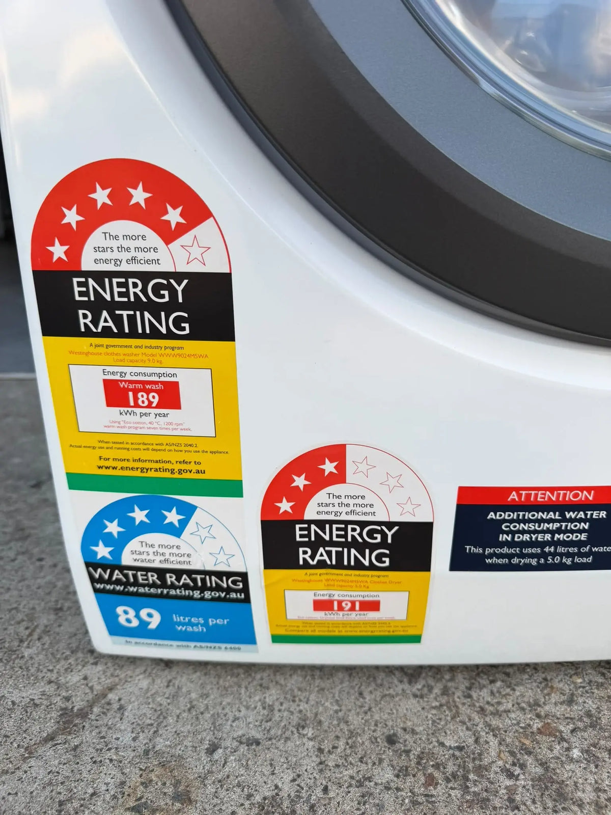 Westinghouse 9kg/5kg Washer Dryer Combo – Like New | BRISBANE