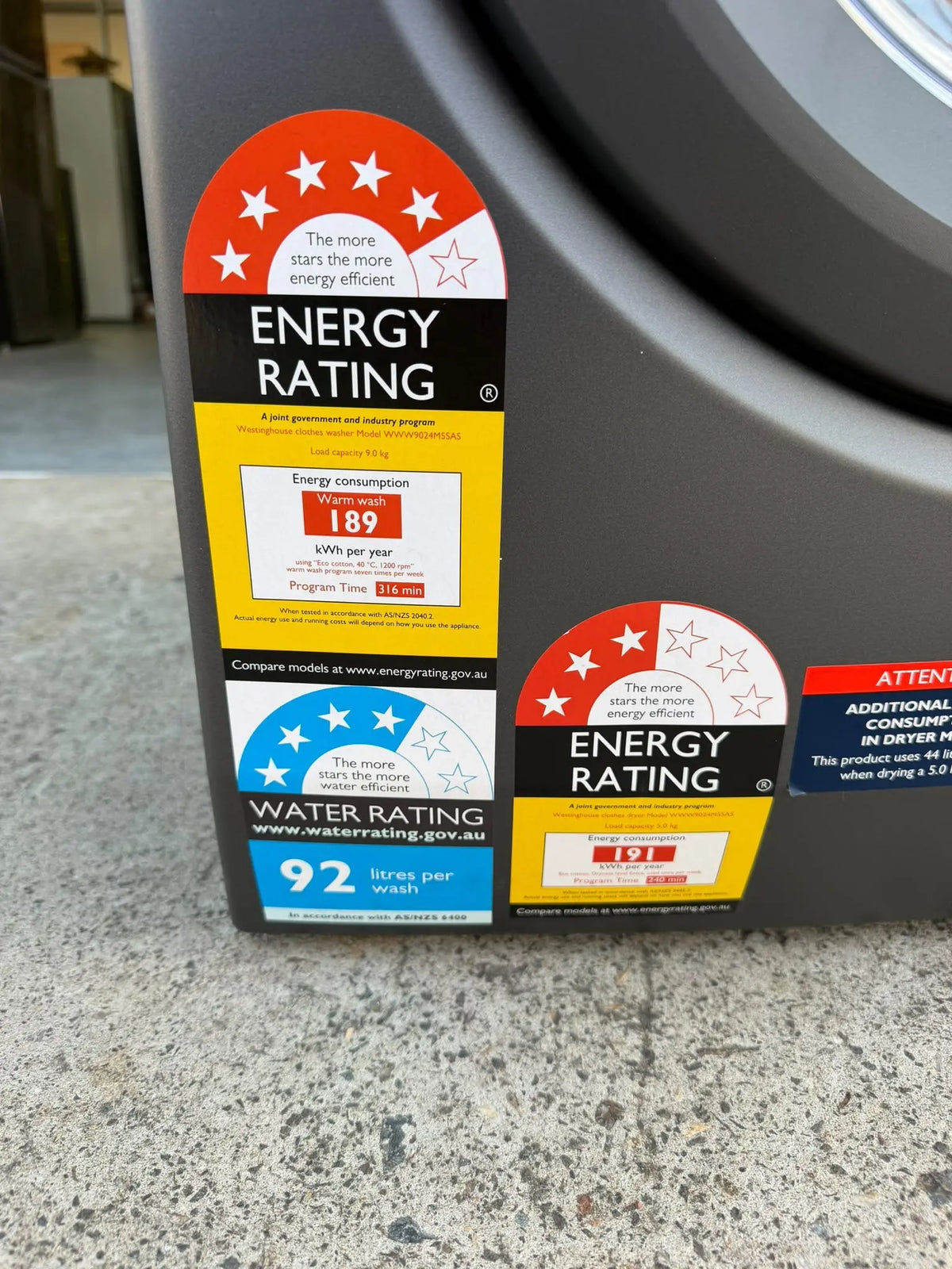 Westinghouse 9kg/5kg Washer Dryer Combo – Like New | BRISBANE