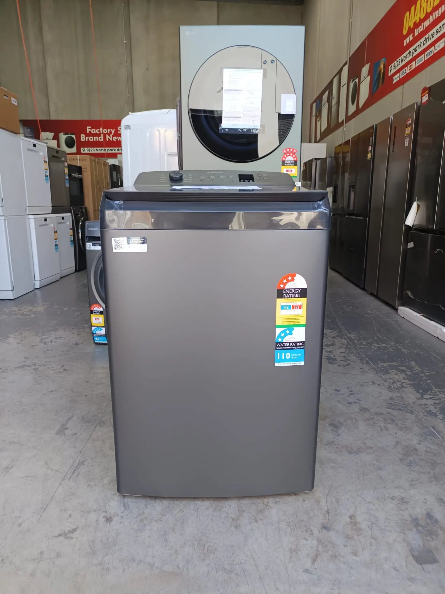 Westinghouse 9kg EasyCare Top Load Washing Machine – Factory Second | MELBOURNE