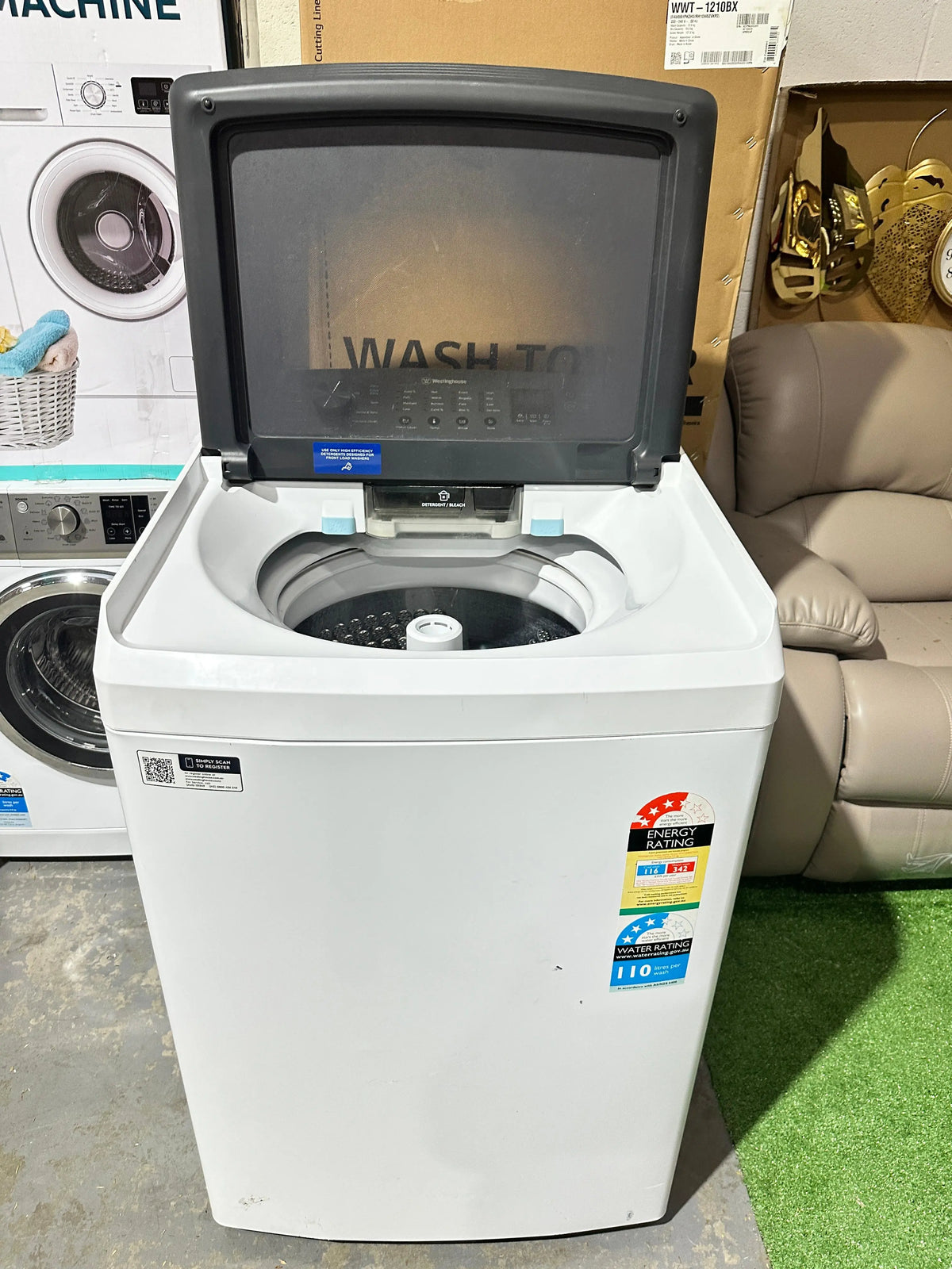 Westinghouse 9kg Top Load Washing Machine – Refurbished | ADELAIDE
