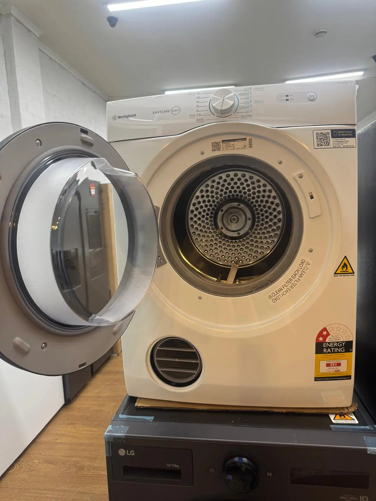 Westinghouse EasyCare 6.5kg Vented Clothes Dryer – Factory Second | RESERVOIR