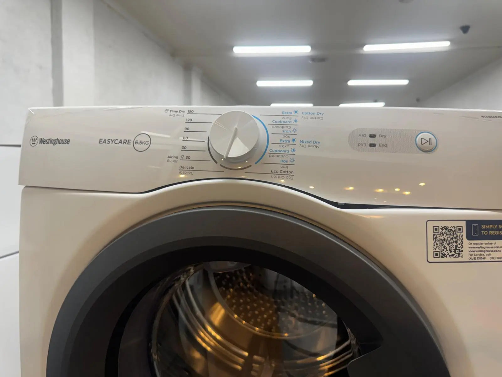 Westinghouse EasyCare 6.5kg Vented Clothes Dryer – Factory Second | RESERVOIR