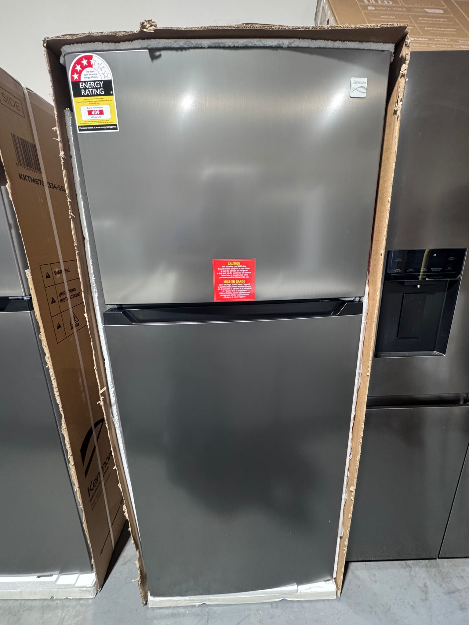 Kenmore 496L Top Mount Fridge KKTM785X498 – Brand New