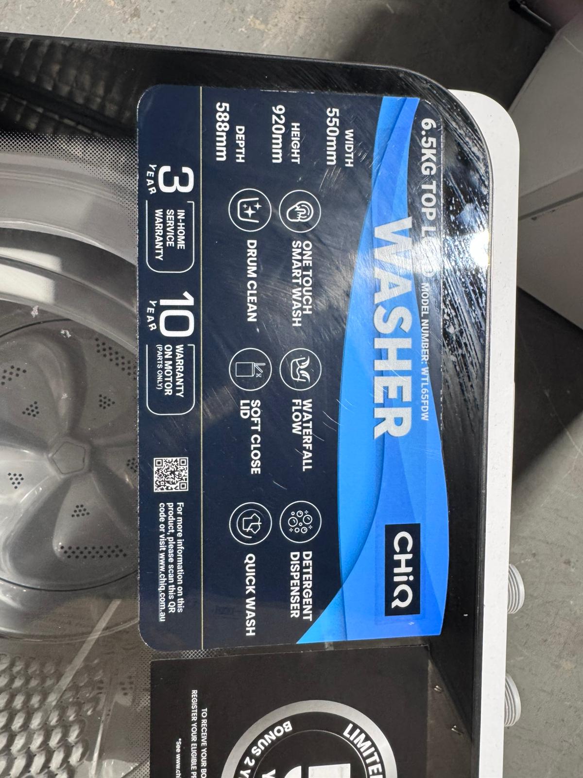 Kenmore Fridge + CHiQ 8kg Washer Package
