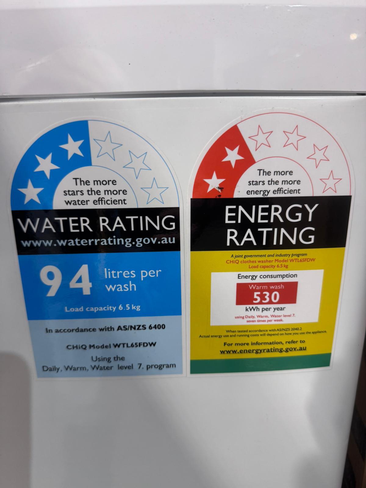 Kenmore Fridge + CHiQ 8kg Washer Package