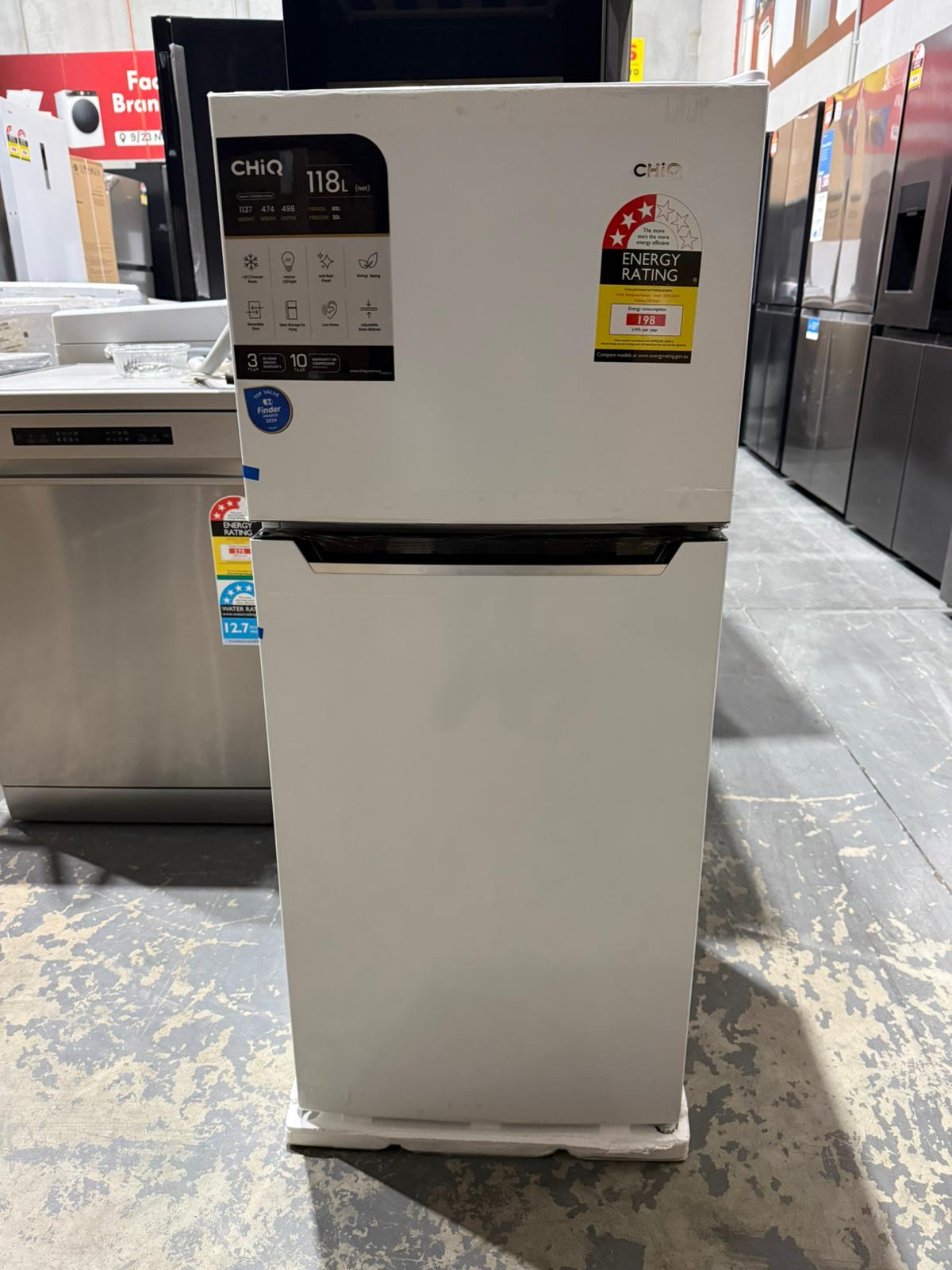 CHiQ 118 Litres Fridge Freezer