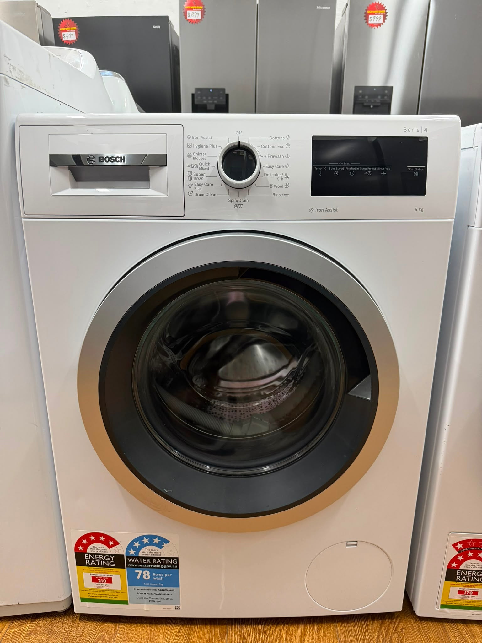 Bosch 8kg Front Load Washer WAN28288AU – Factory Seconds