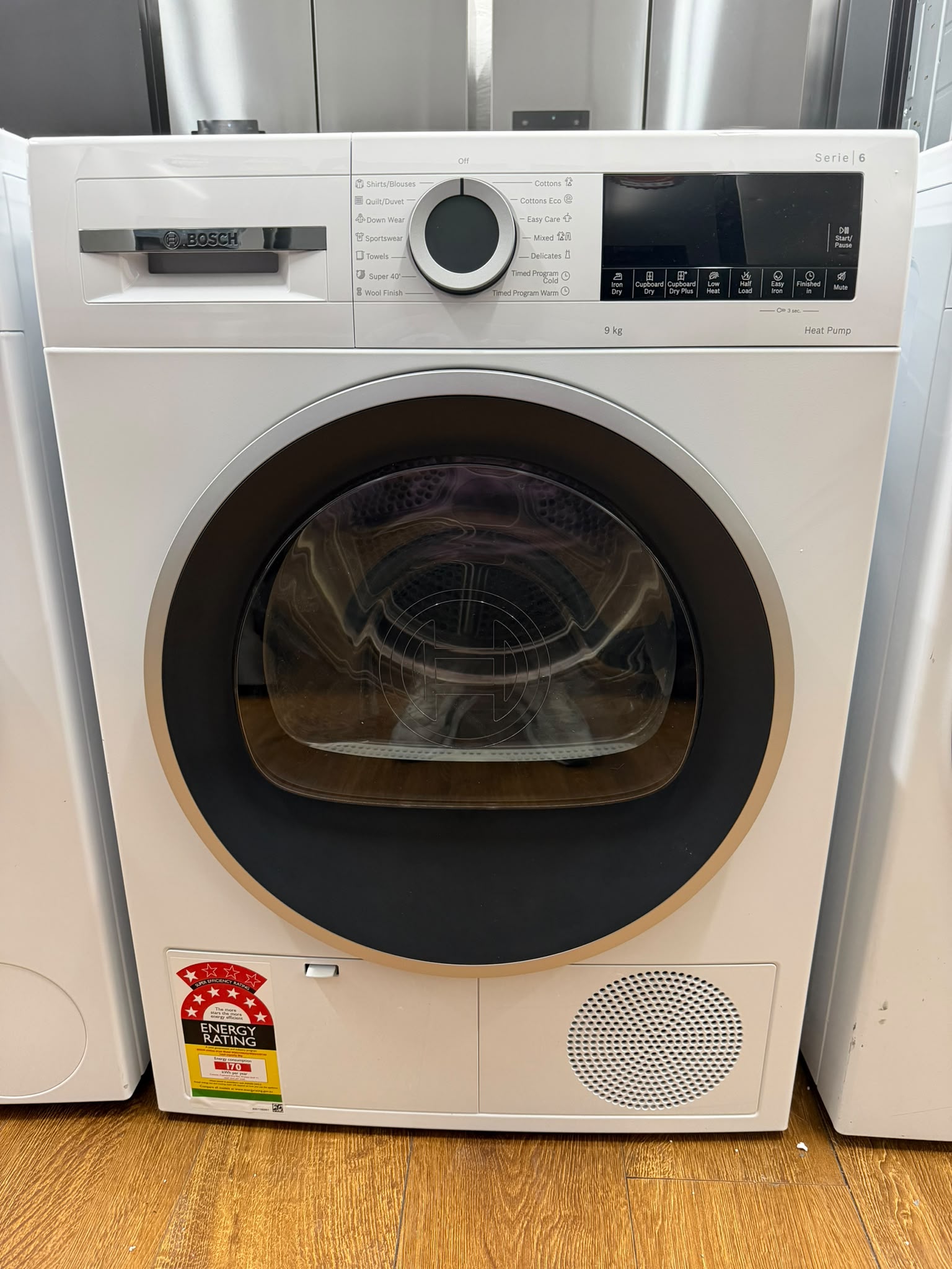 Bosch 9kg Heat Pump Dryer WQG24200AU – Factory Seconds