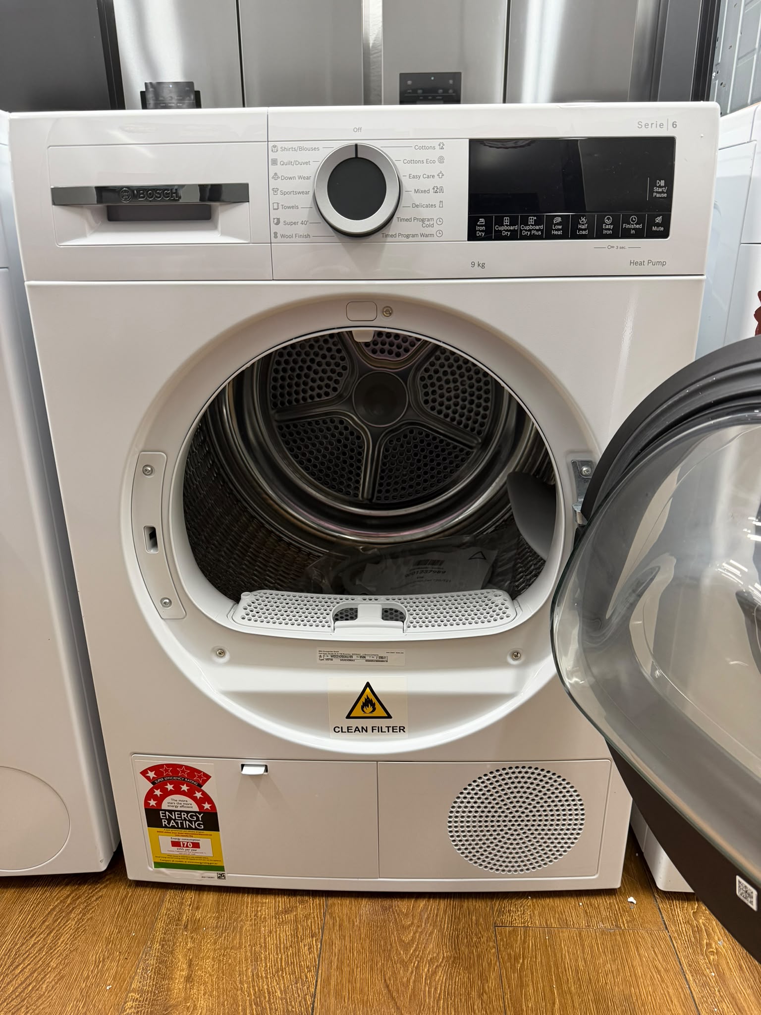 Bosch 9kg Heat Pump Dryer WQG24200AU – Factory Seconds